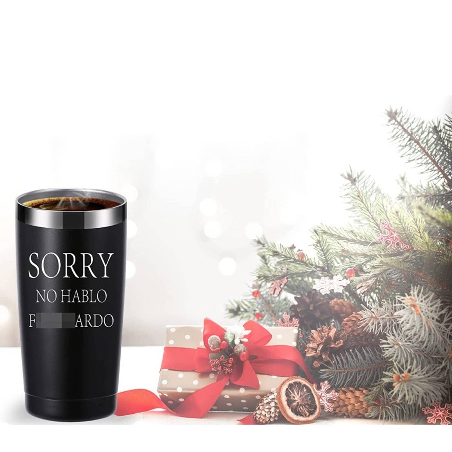 Funny Men Gifts.20 oz Tumbler Gifts for Men (Black)