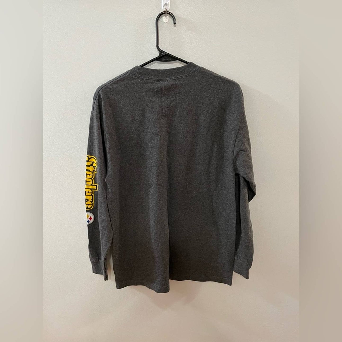 MD Gray Steelers Long Sleeve Shirt