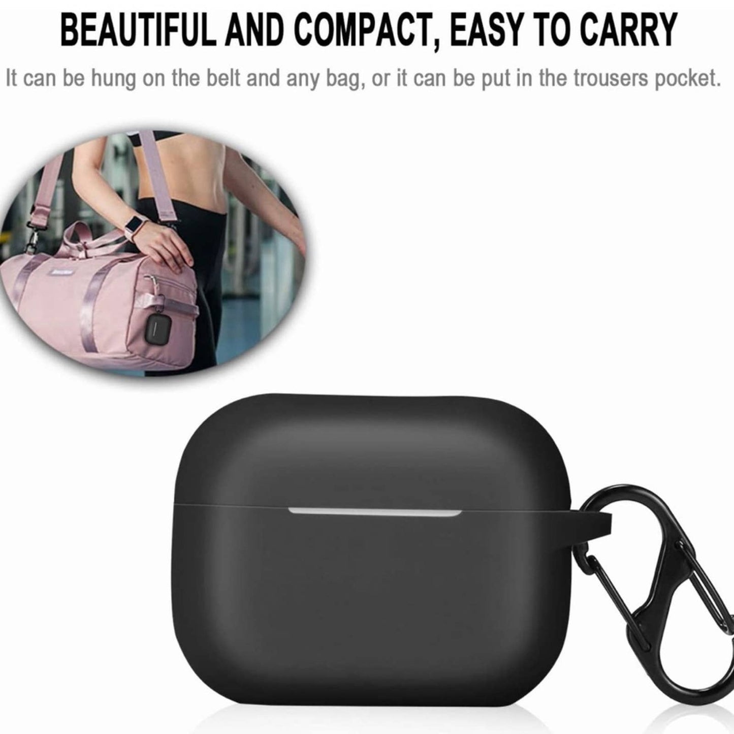 LiZHi for Airpods Pro 2nd Generation Case Cover, Soft Silicone Skin Cover