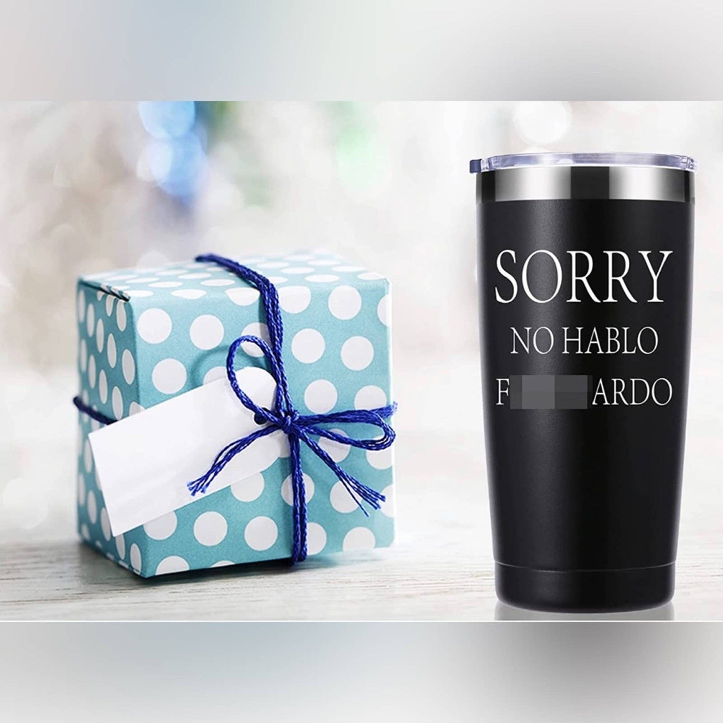 Funny Men Gifts.20 oz Tumbler Gifts for Men (Black)