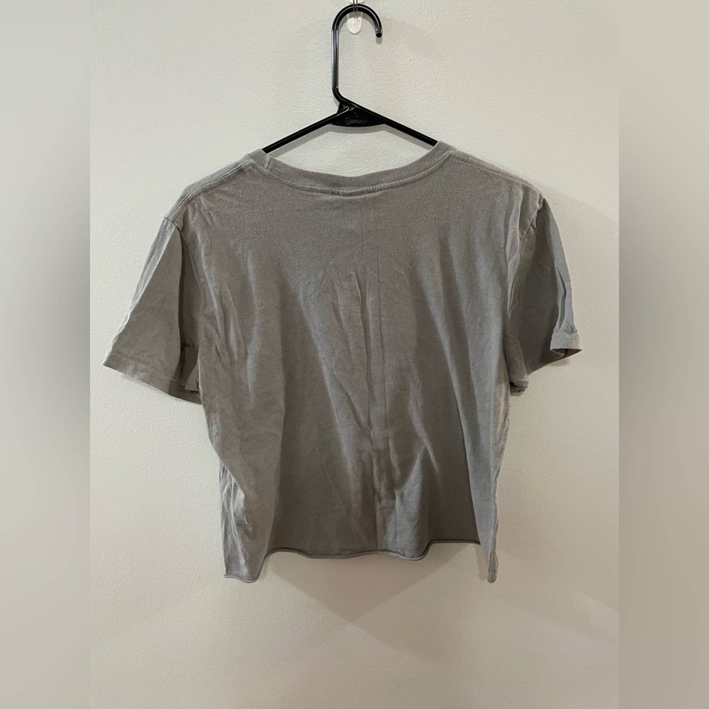 MD Disney Gray Mickey Mouse Cropped Shirt