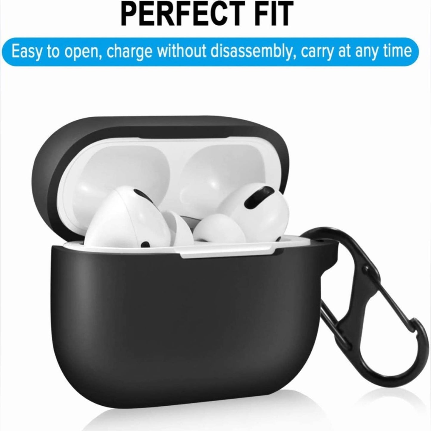 LiZHi for Airpods Pro 2nd Generation Case Cover, Soft Silicone Skin Cover