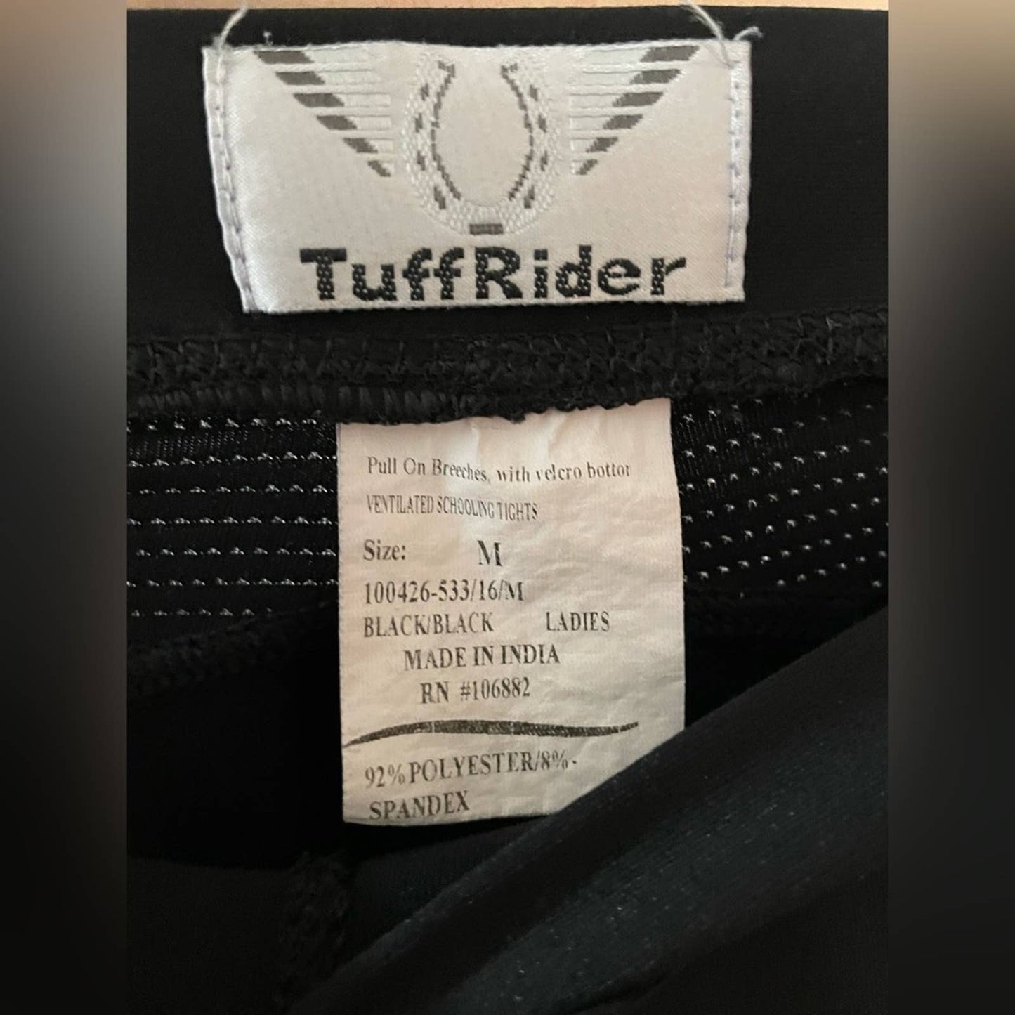 MD Black TuffRider Breeches/Riding Pants