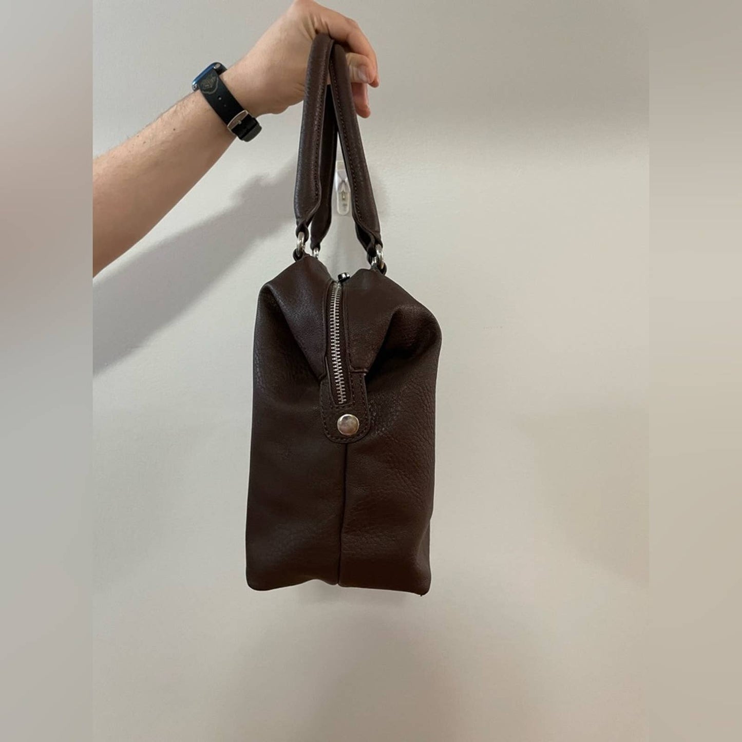 Charming Charlie Brown Studded Handbag