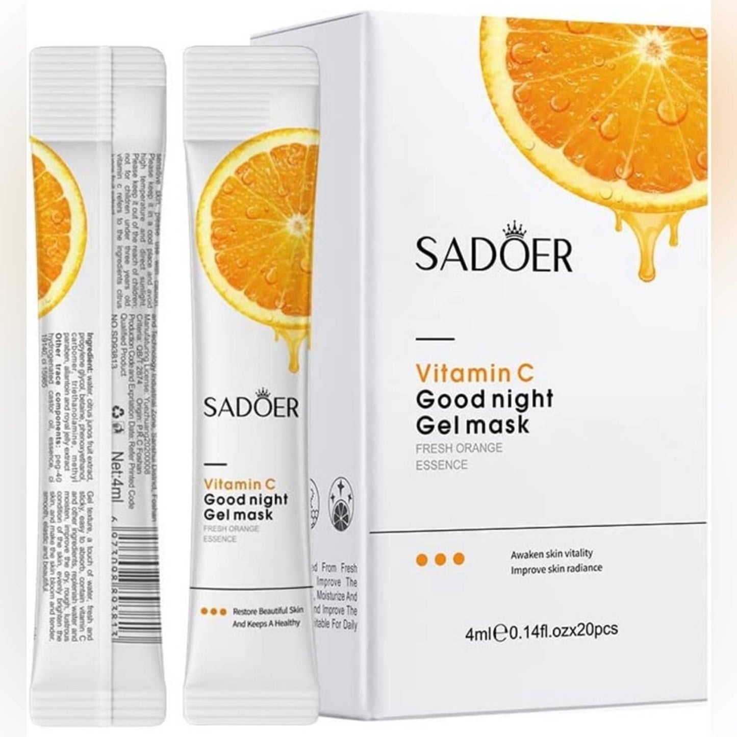 Vitamin C (20pcs) SADOER Deep Cleansing Mask Moisturizing Restorative