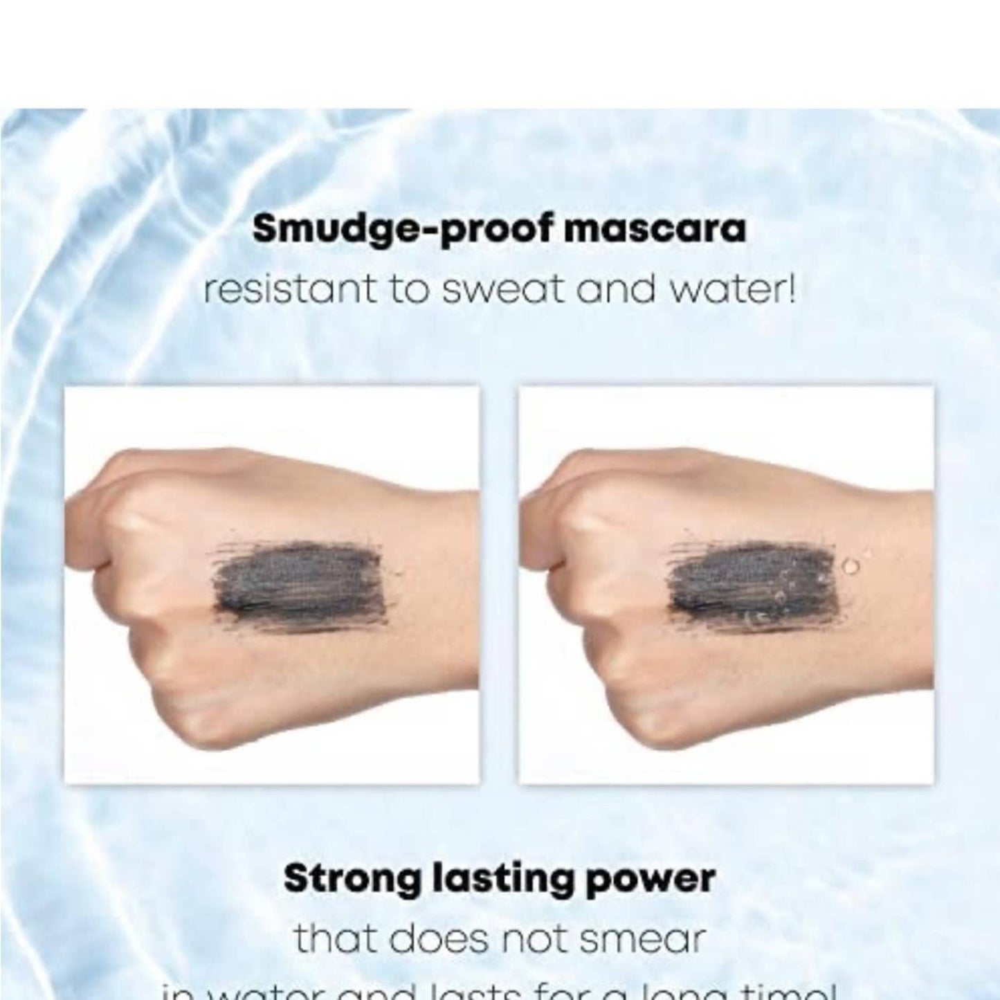 LOVE CINEMA Curling & Voluminous Mascara, Waterproof Mascara - Black, 0.24 Fl Oz