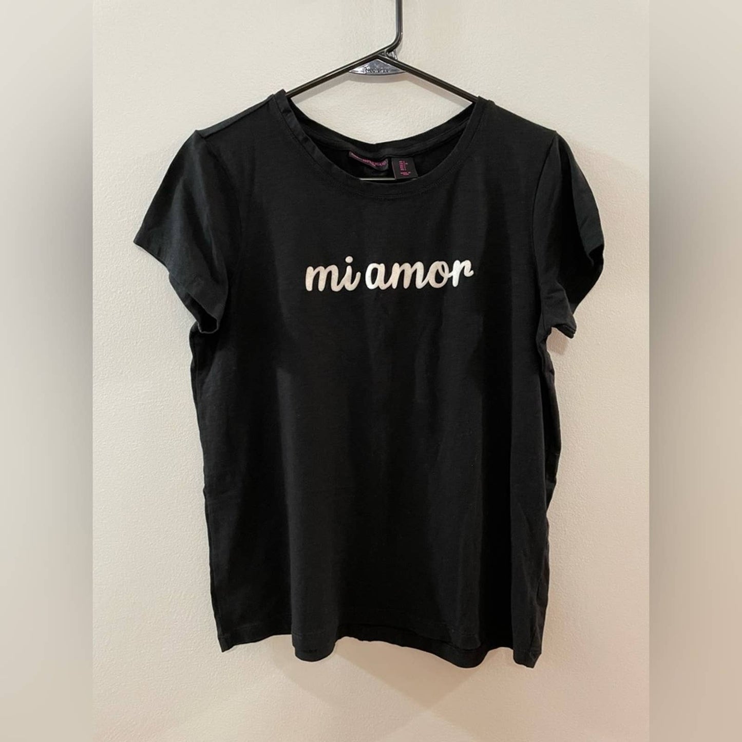 LG Black Christian Siriano Mi Amor Black T-Shirt