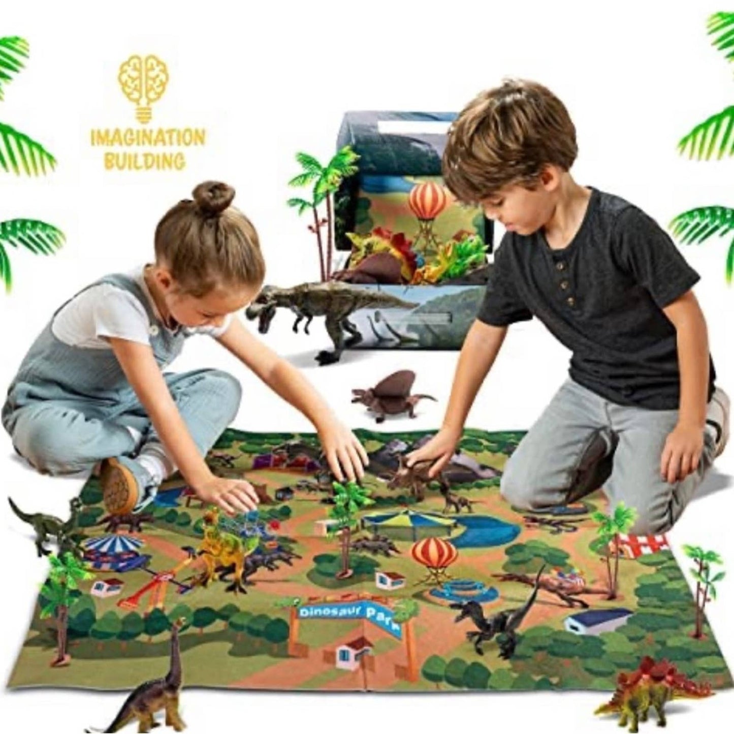 Dinosaur Toys for Kids Toys - 9 Realistic Dinosaurs Figures with Activities