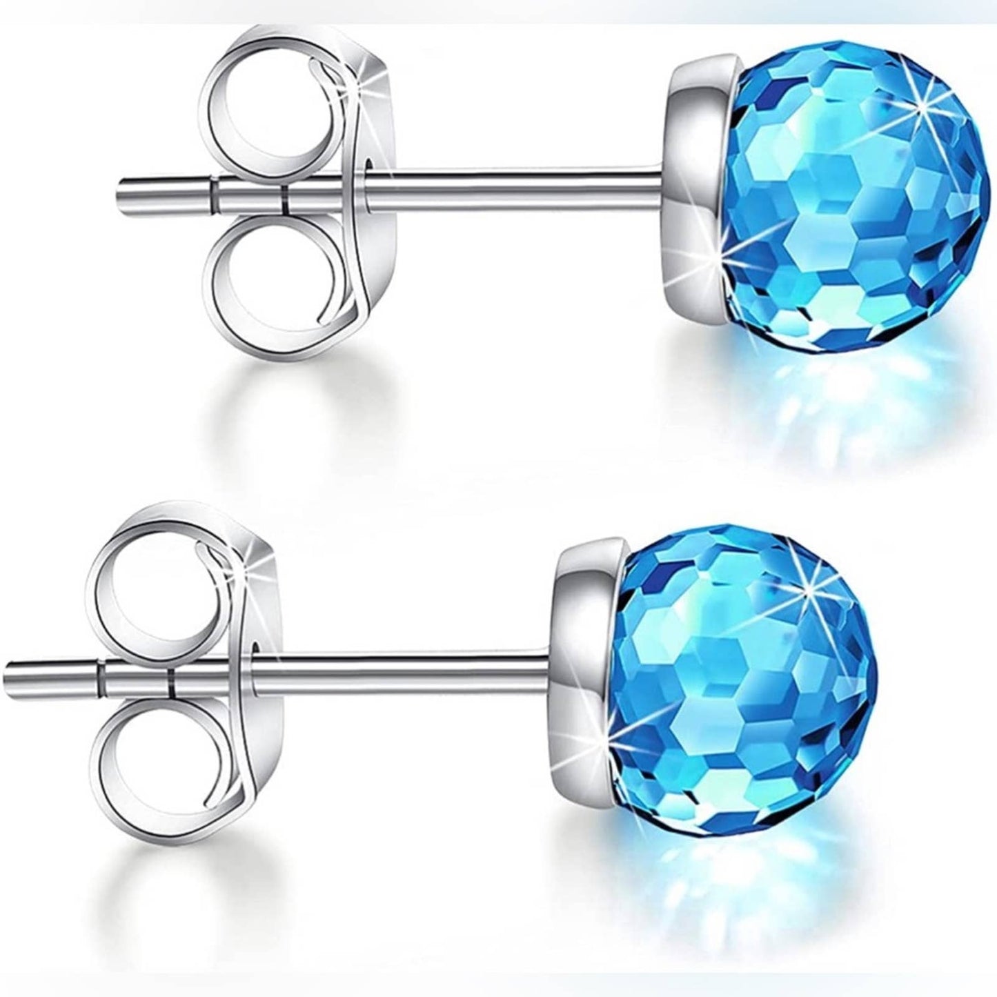 Crystal Earrings, Crystal Earrings for Women 925 Sterling Silver and Austrian