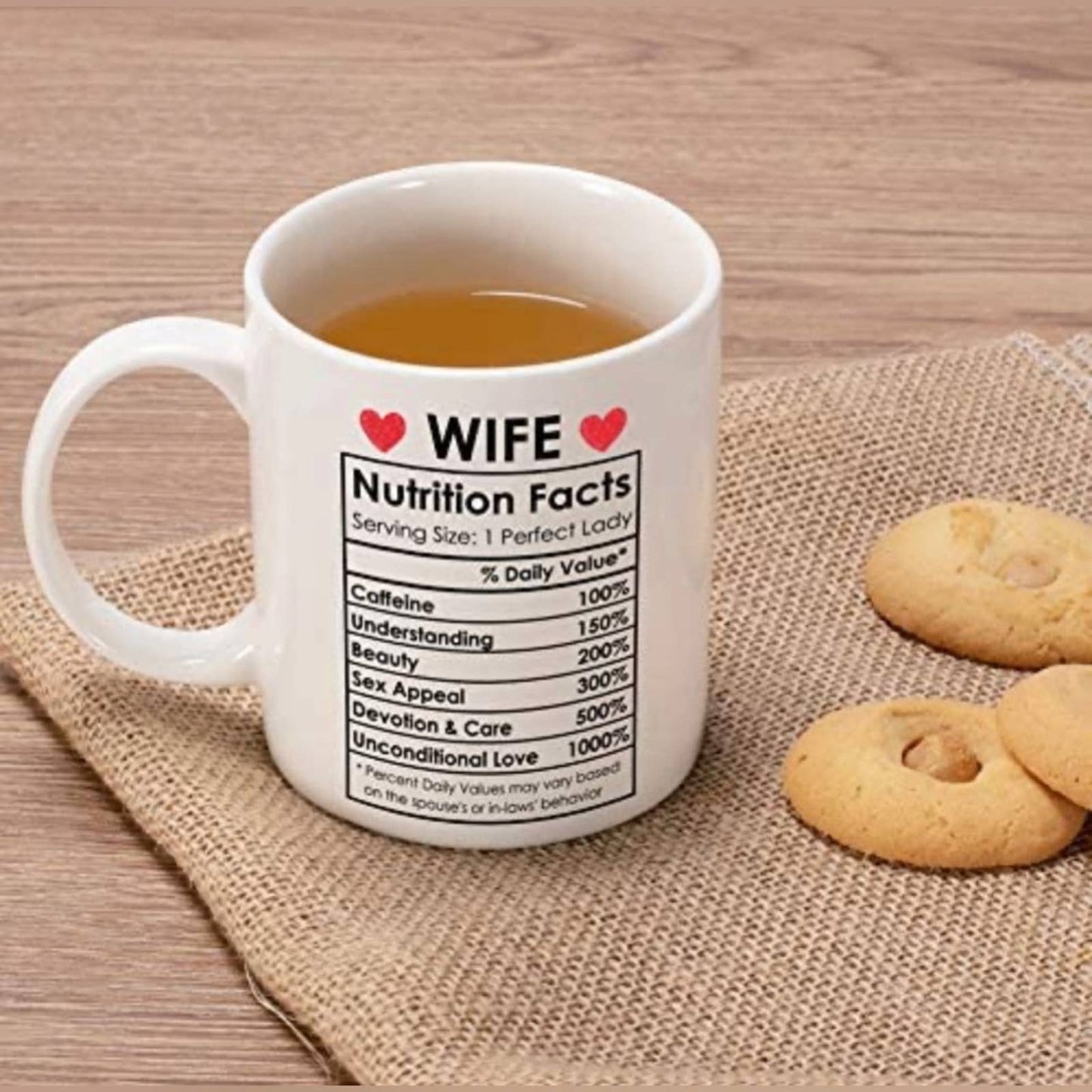 Valentines Day Gifts for Wife from Husband, Wife Coffee Mug, 11oz