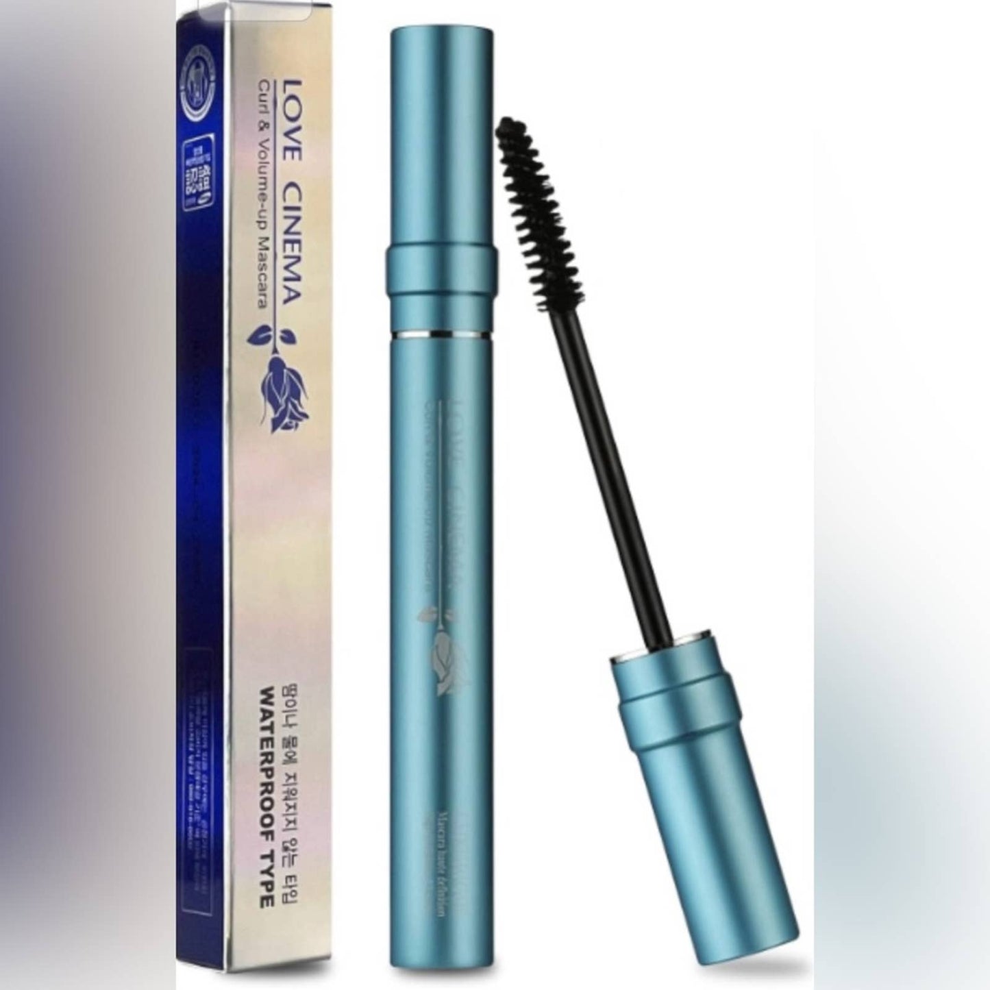 LOVE CINEMA Curling & Voluminous Mascara, Waterproof Mascara - Black, 0.24 Fl Oz