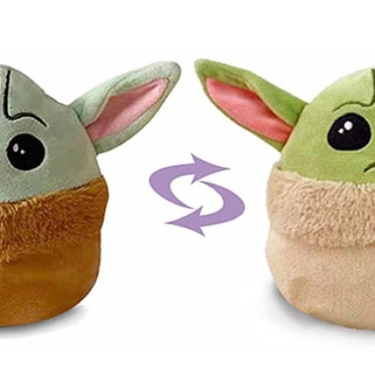 6.6 Inches Reversible Plush Doll, to Show Your Mood - The Best Birthday Gift