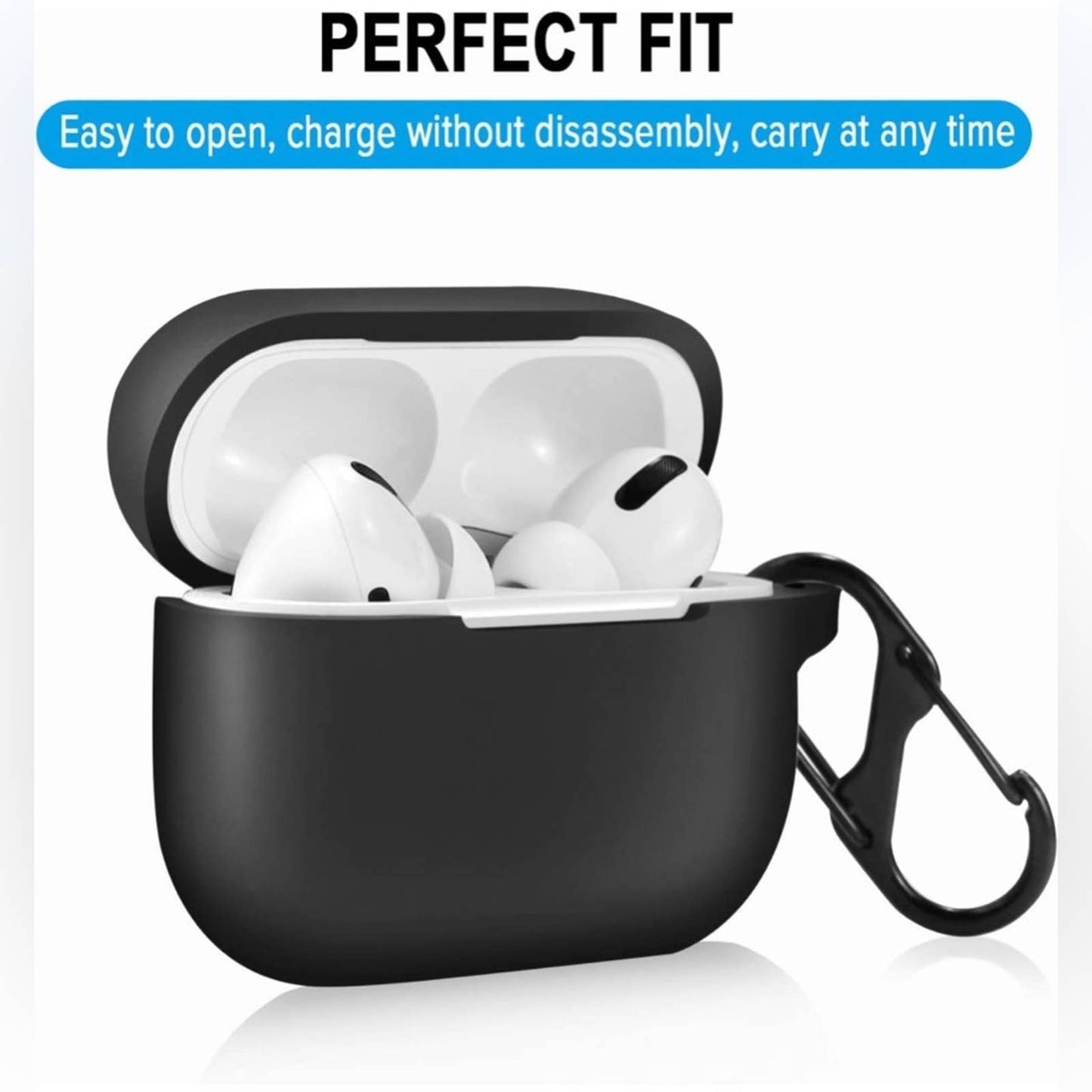 LiZHi for Airpods Pro 2nd Generation Case Cover Soft Silicone Skin Cover