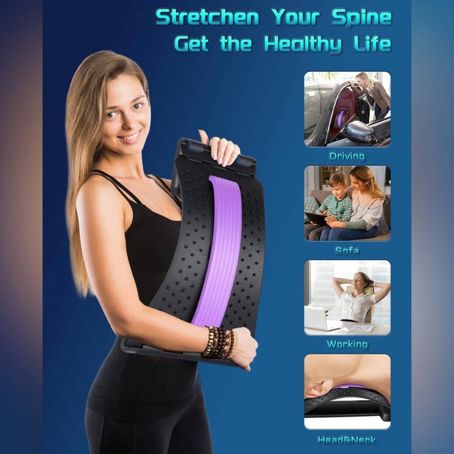 Back Stretcher,Back Cracker,Lower Back Stretchers for Pain Relief
