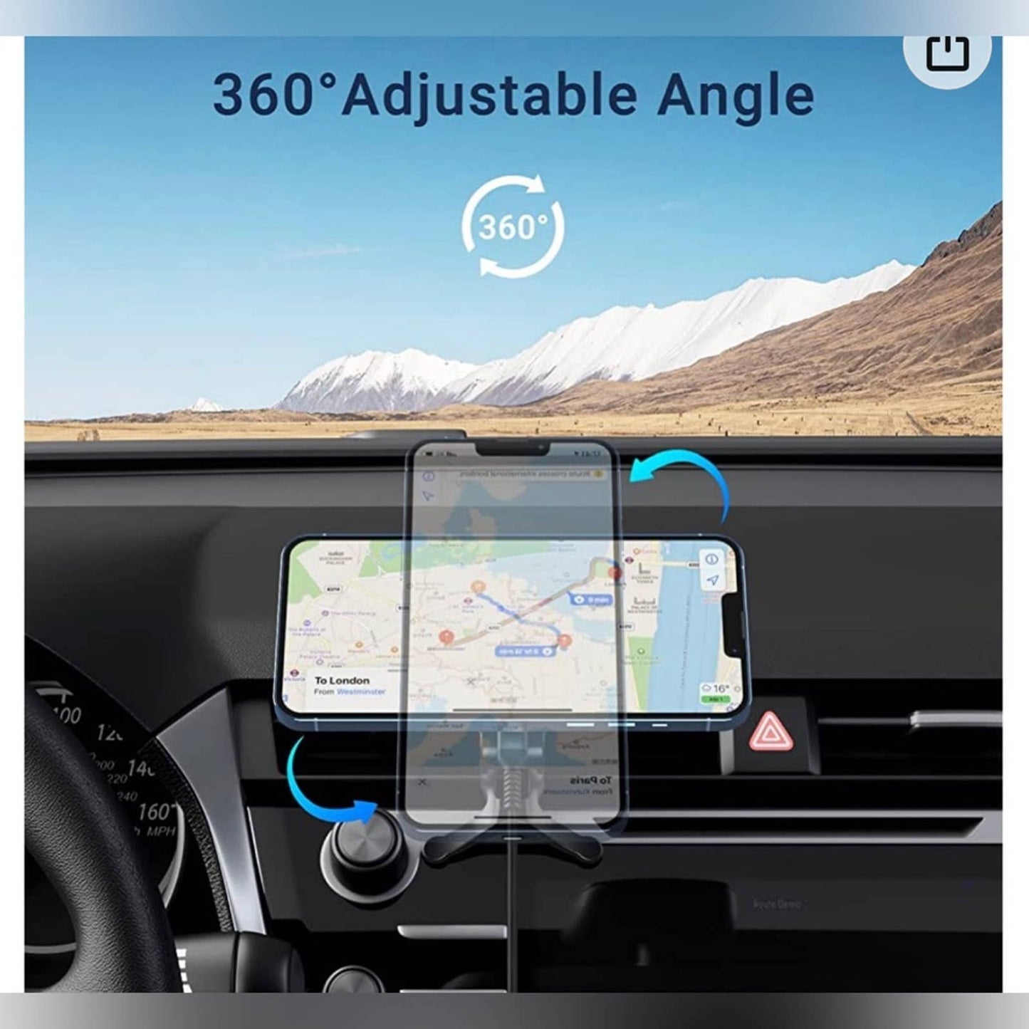 Magnetic Wireless Car Charger, Wireless Car Charger Mount, Magsafe Car Charger