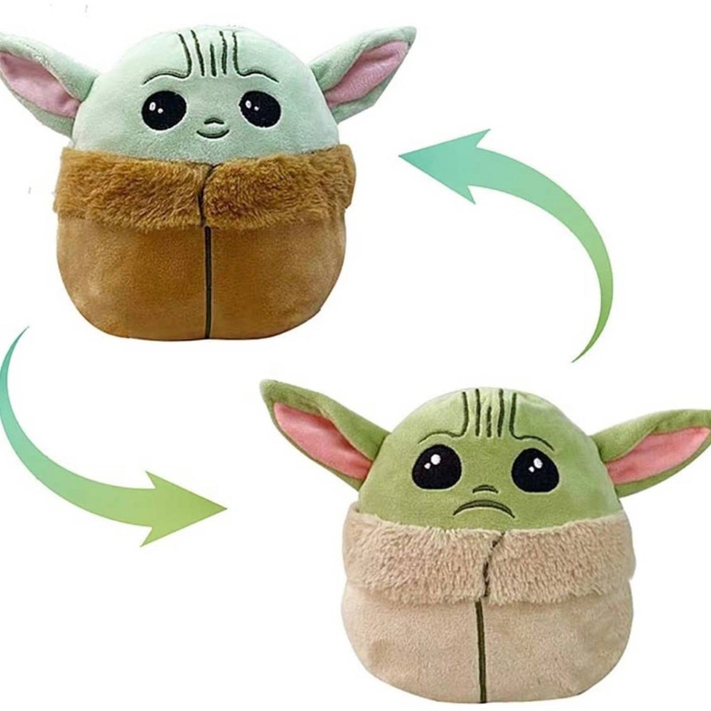 6.6 Inches Reversible Plush Doll, to Show Your Mood - The Best Birthday Gift