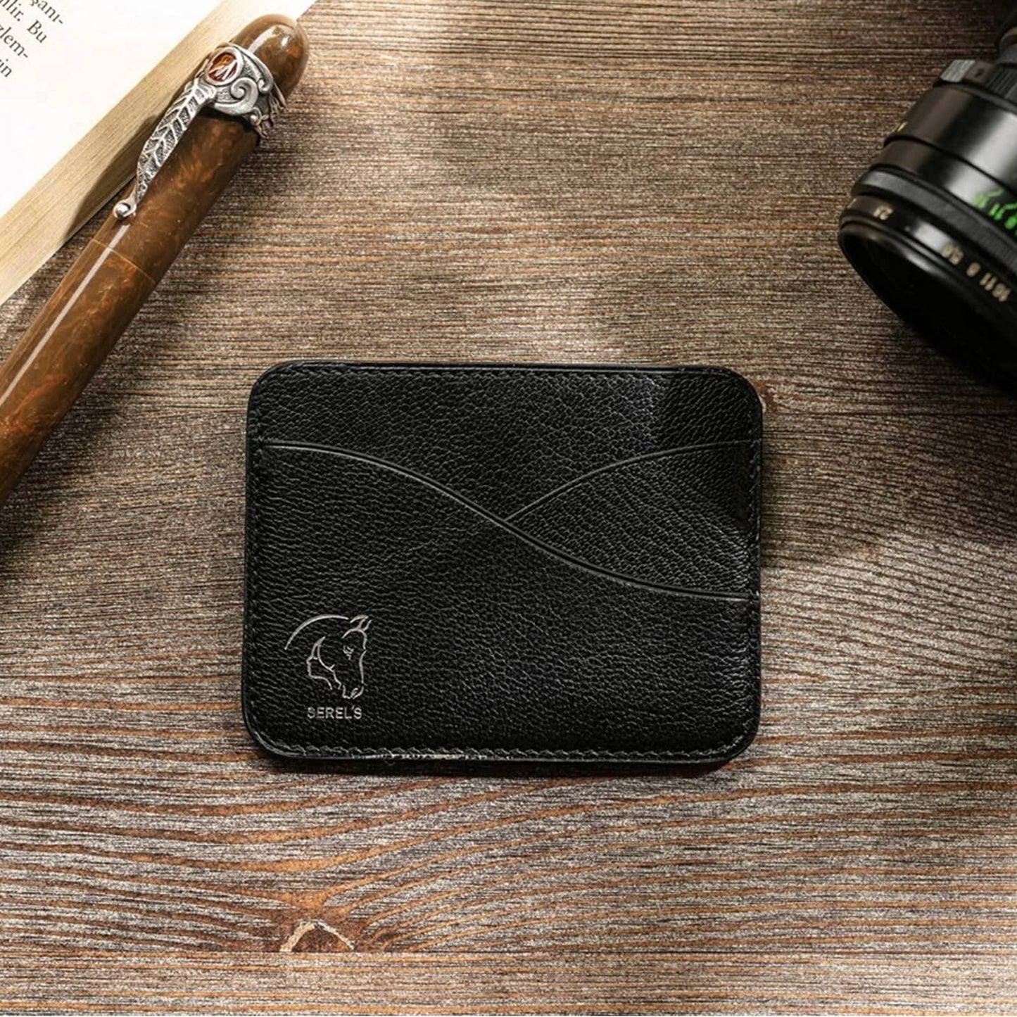 Serel's Wallet for Men : Slim Minimalist Front Pocket Credit Card Holder Wallet