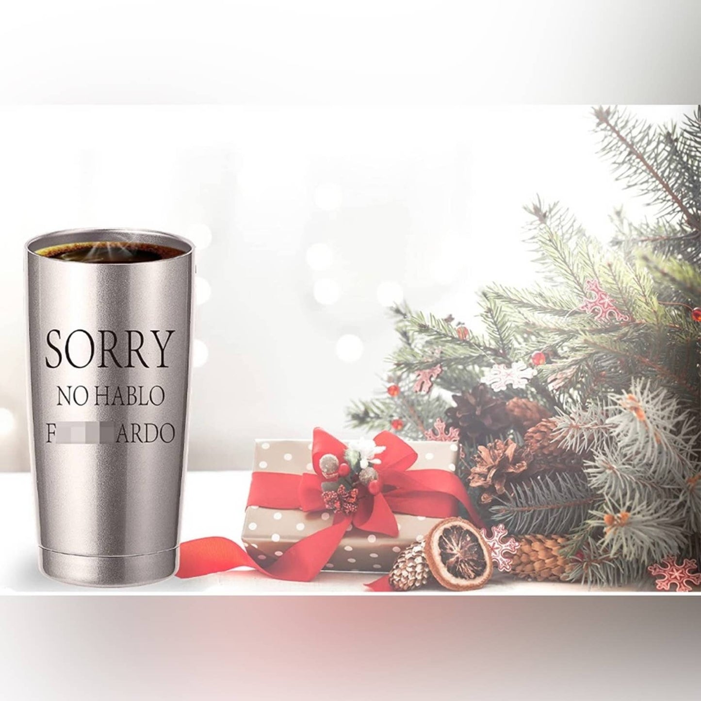 Men Gifts.20 OZ Travel Mug Tumbler.Gag Gifts for Men (Stainless Steel)