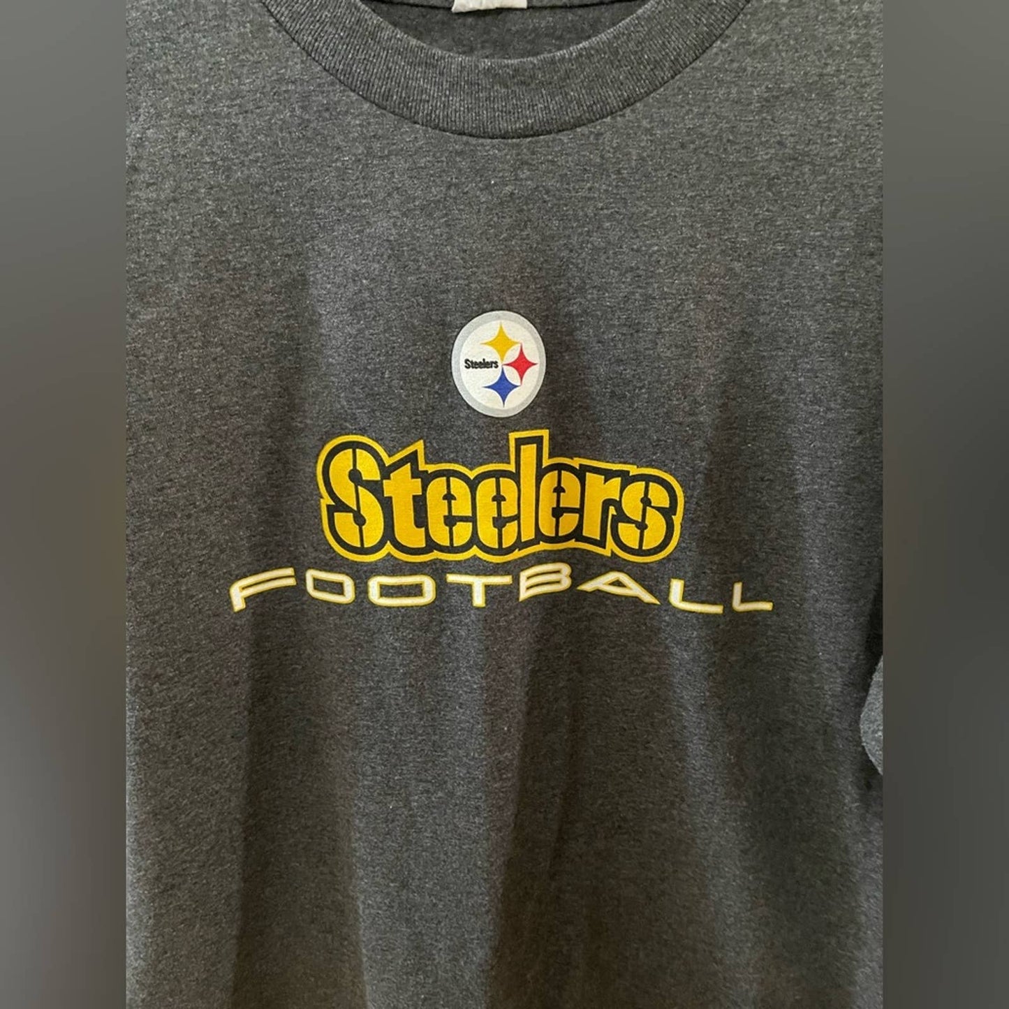 MD Gray Steelers Long Sleeve Shirt