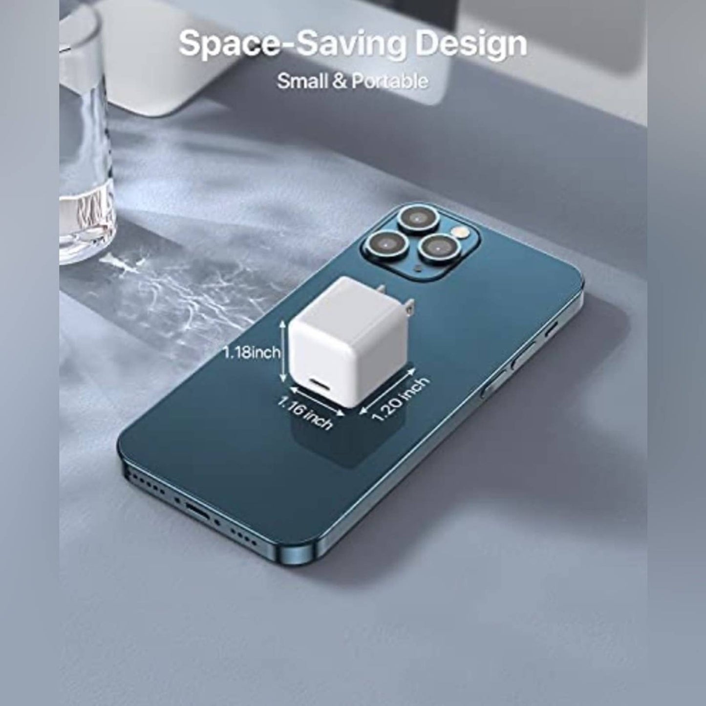 FEGO 20W USB C PD Fast Charger, Compact 20W Charger USB-C Wall Charger