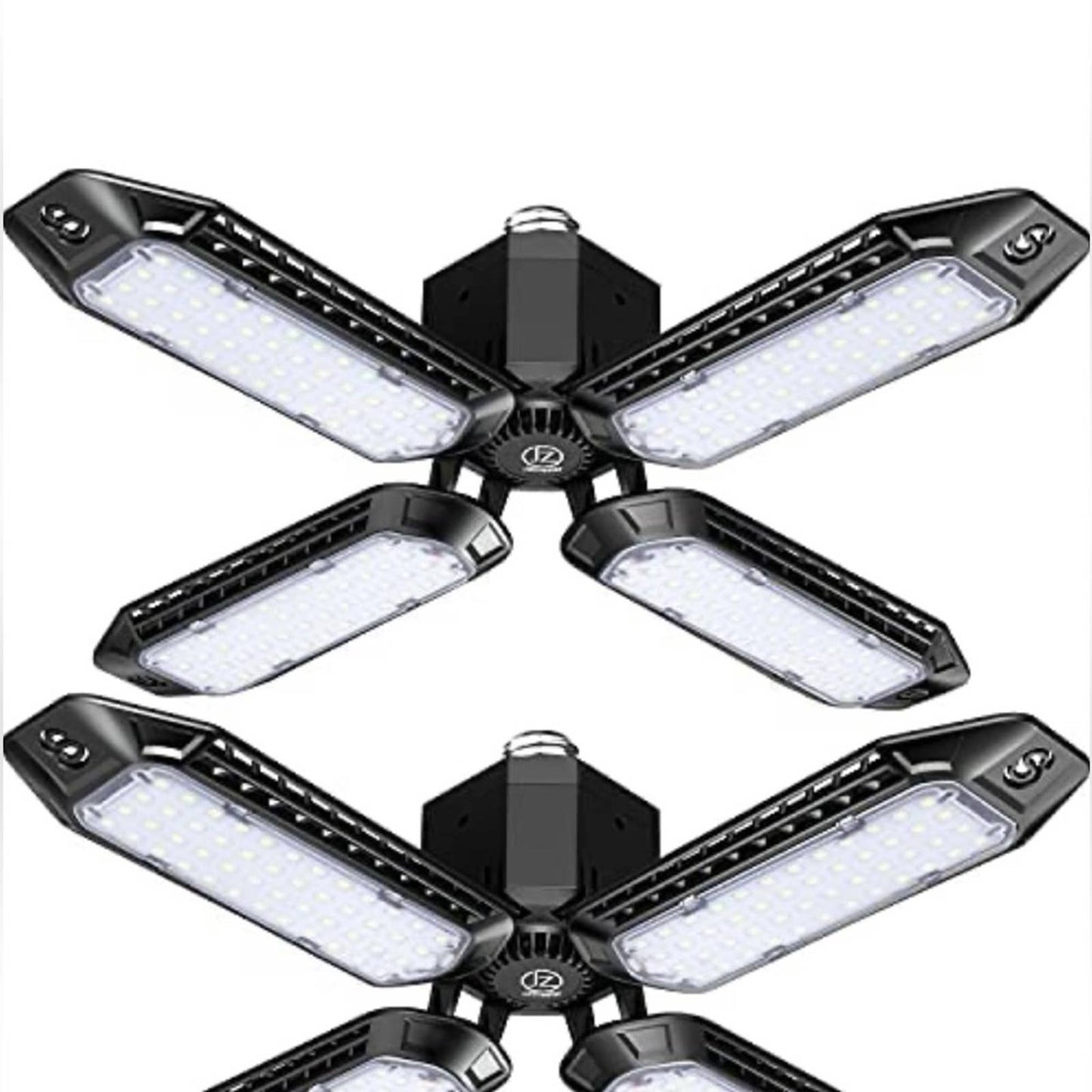 Garage Lights, 2 Pack LED Garage Light, 80W Ceiling LED Shop Lights, 10000LM