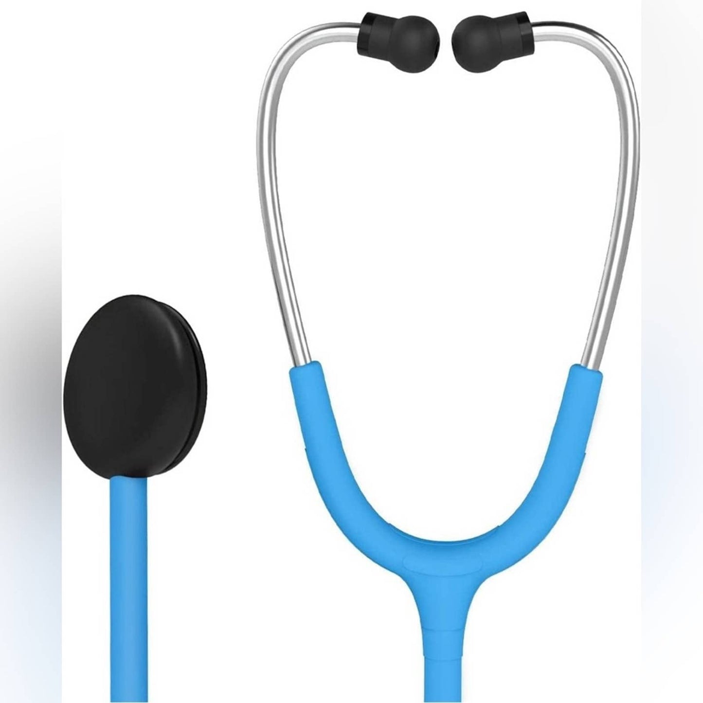 FriCARE Lightweight Single Head Stethoscope (Ocean Blue Tube)