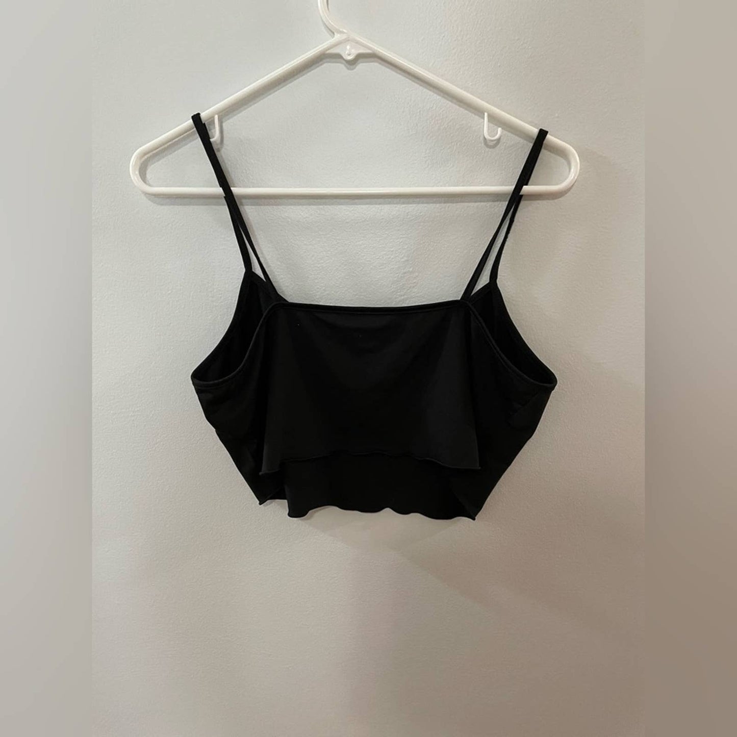 LG Black Shein Cropped Reindeer Top