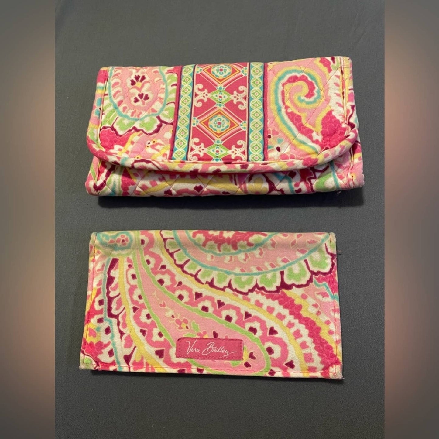 Vera Bradley Wallet/Checkbook Holder Pink