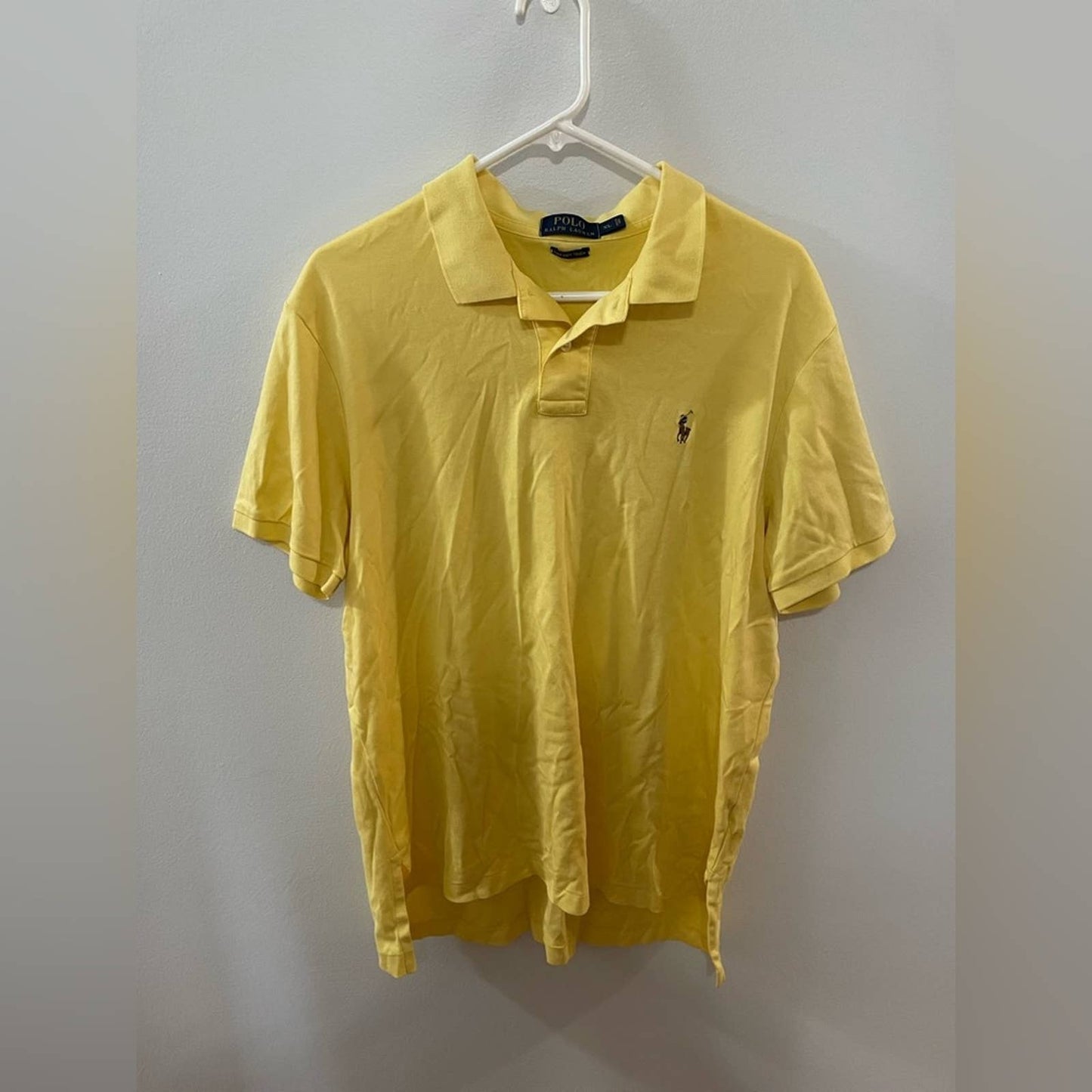 XL Polo Ralph Lauren Yellow Polo Shirt