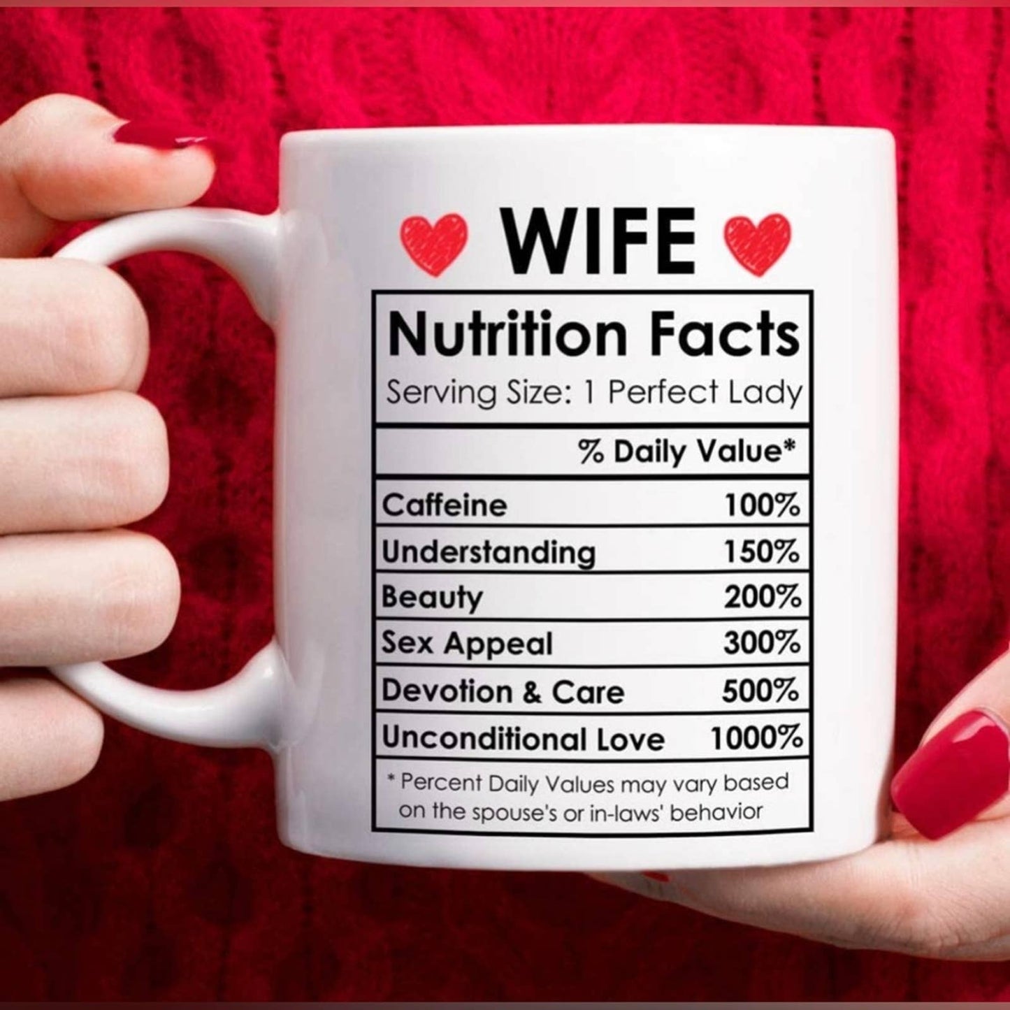Valentines Day Gifts for Wife from Husband, Wife Coffee Mug, 11oz