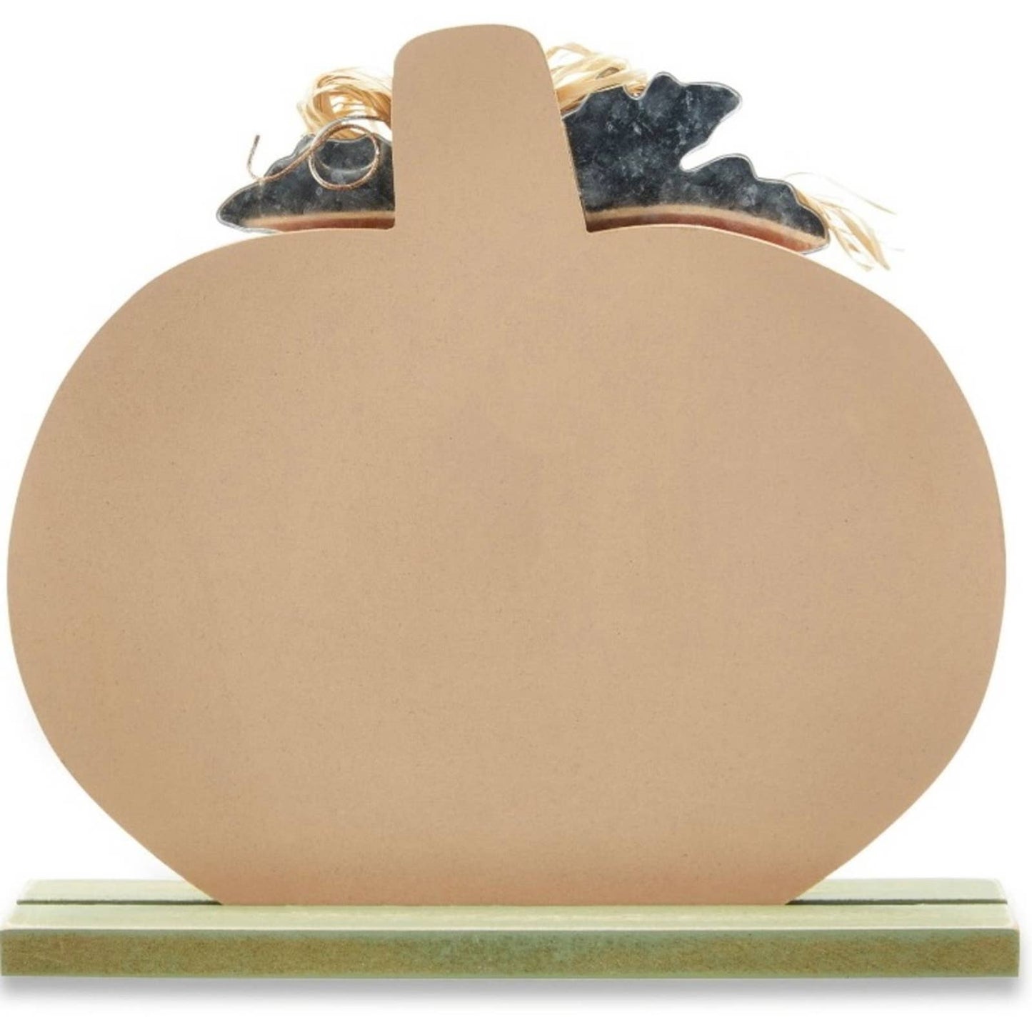Way to Celebrate Harvest 9inch Welcome Orange Wood Pumpkin Tabletop Decoration