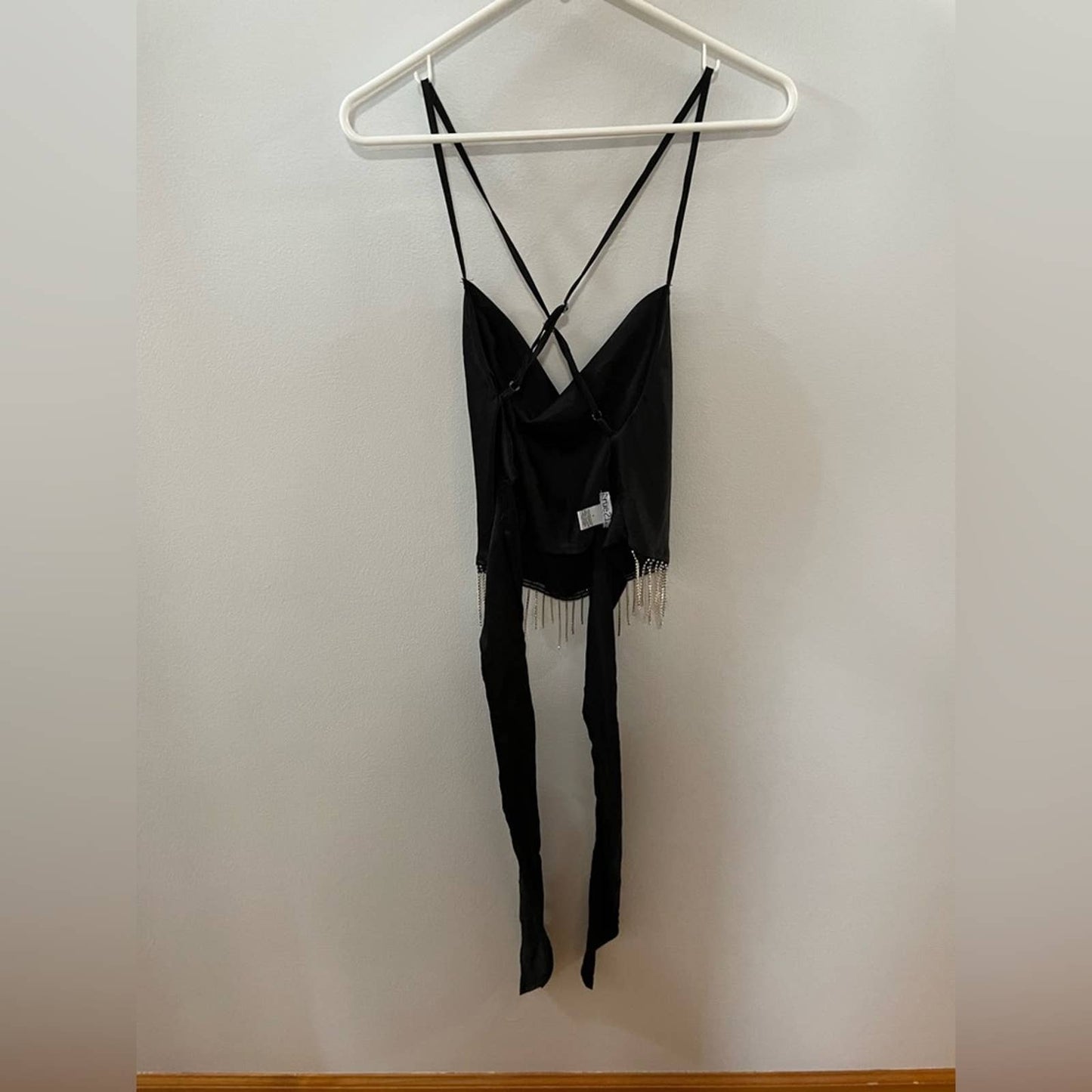 LG Rue 21 Black Wrap Around Top