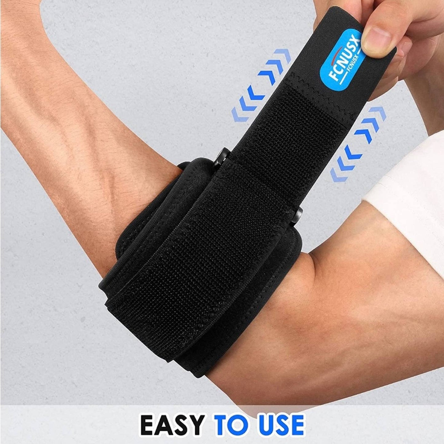 Elbow Brace for Tendonitis for Men & Women (Medium, Fits 7-11.5 Inches)