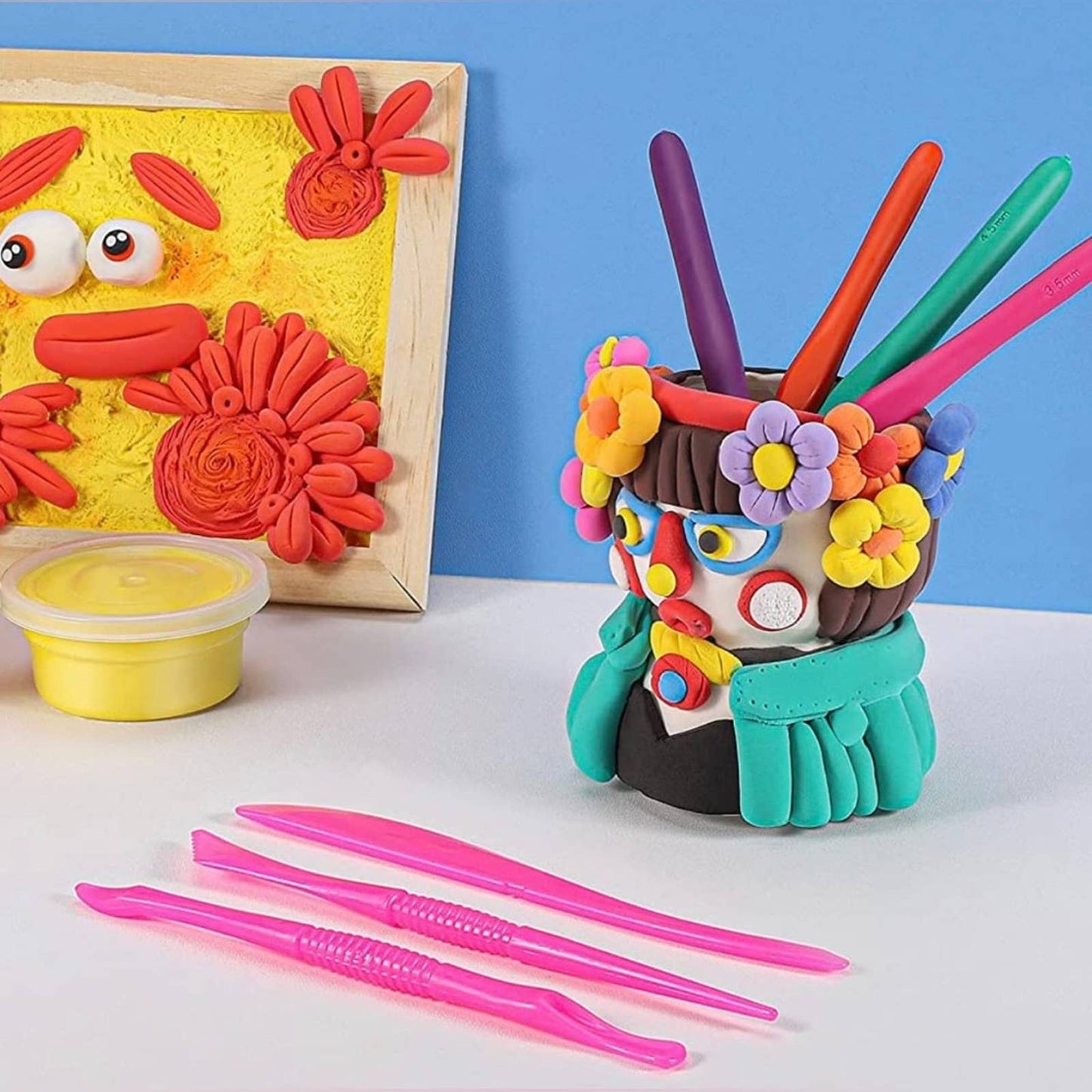 ifergoo Modeling Clay Kit - 24 Colors Magic Air Dry Ultra Light Clay