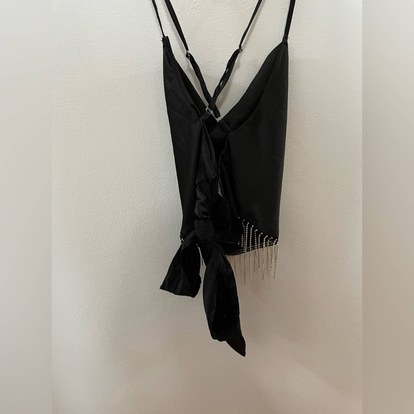 LG Rue 21 Black Wrap Around Top