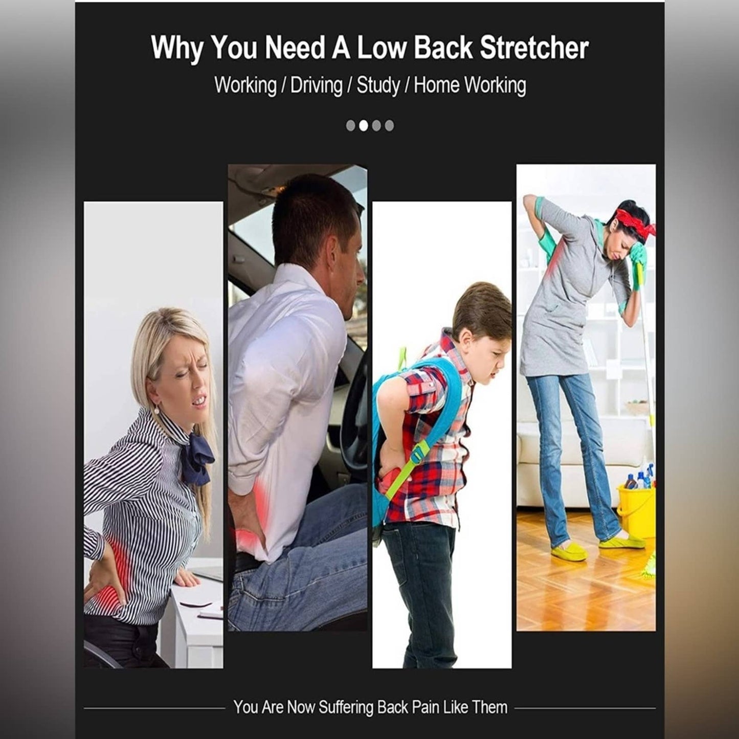 Back Stretcher,Back Cracker,Lower Back Stretchers for Pain Relief