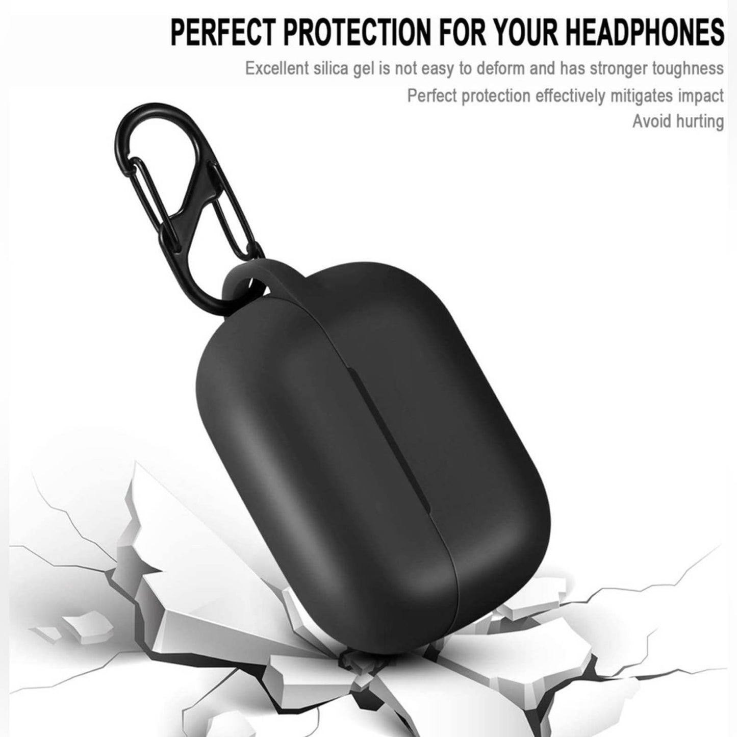 LiZHi for Airpods Pro 2nd Generation Case Cover Soft Silicone Skin Cover