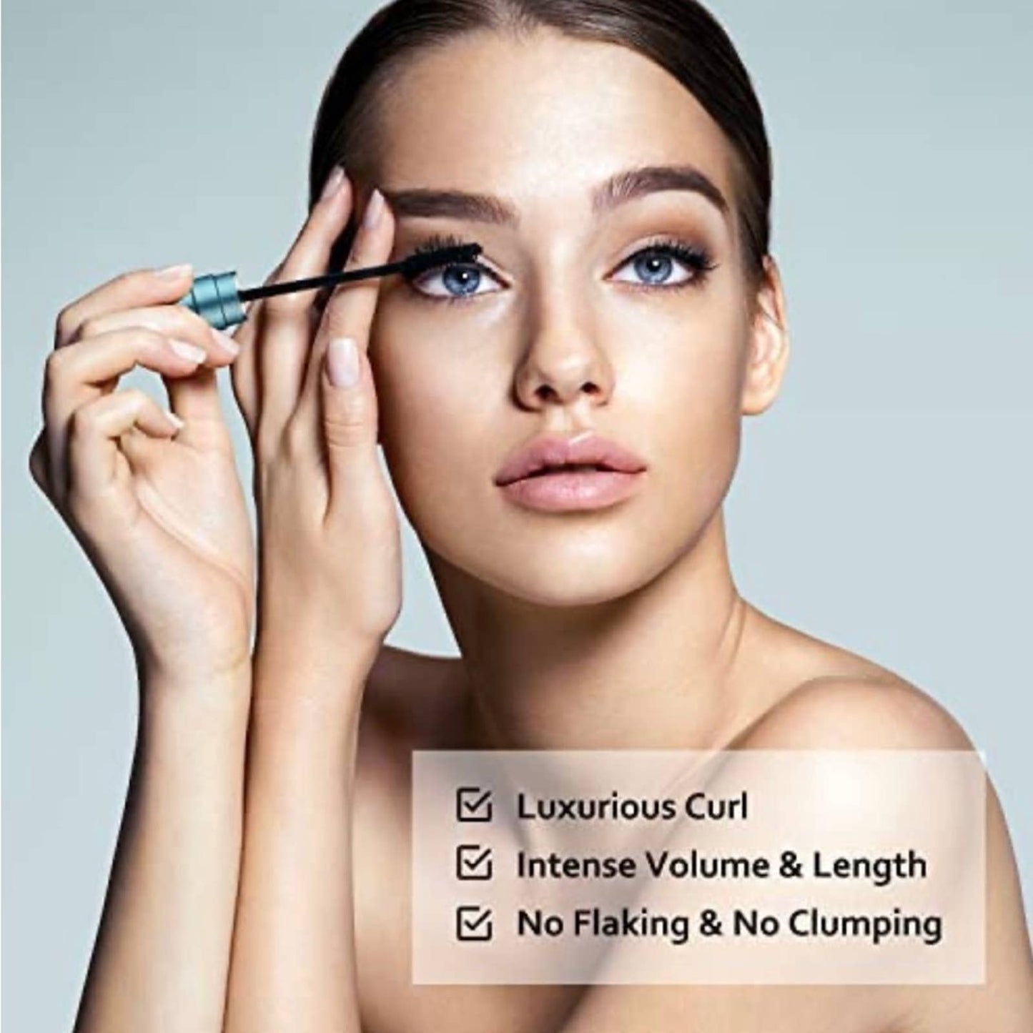 LOVE CINEMA Curling & Voluminous Mascara, Waterproof Mascara - Black, 0.24 Fl Oz
