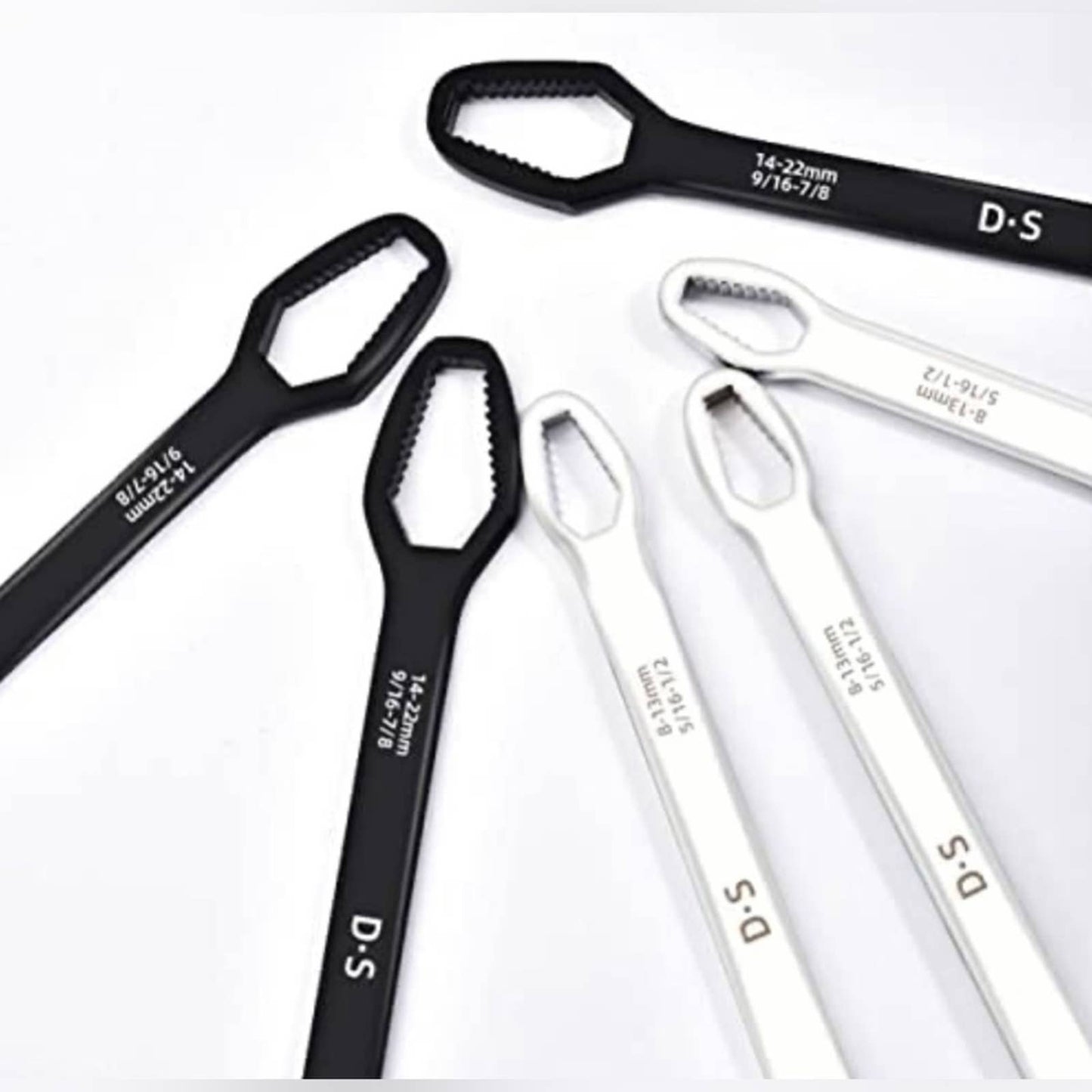 Darrenxjj Double-Head Wrench,Universal Torx Wrench Double-head 8-22mm (2 PCS)