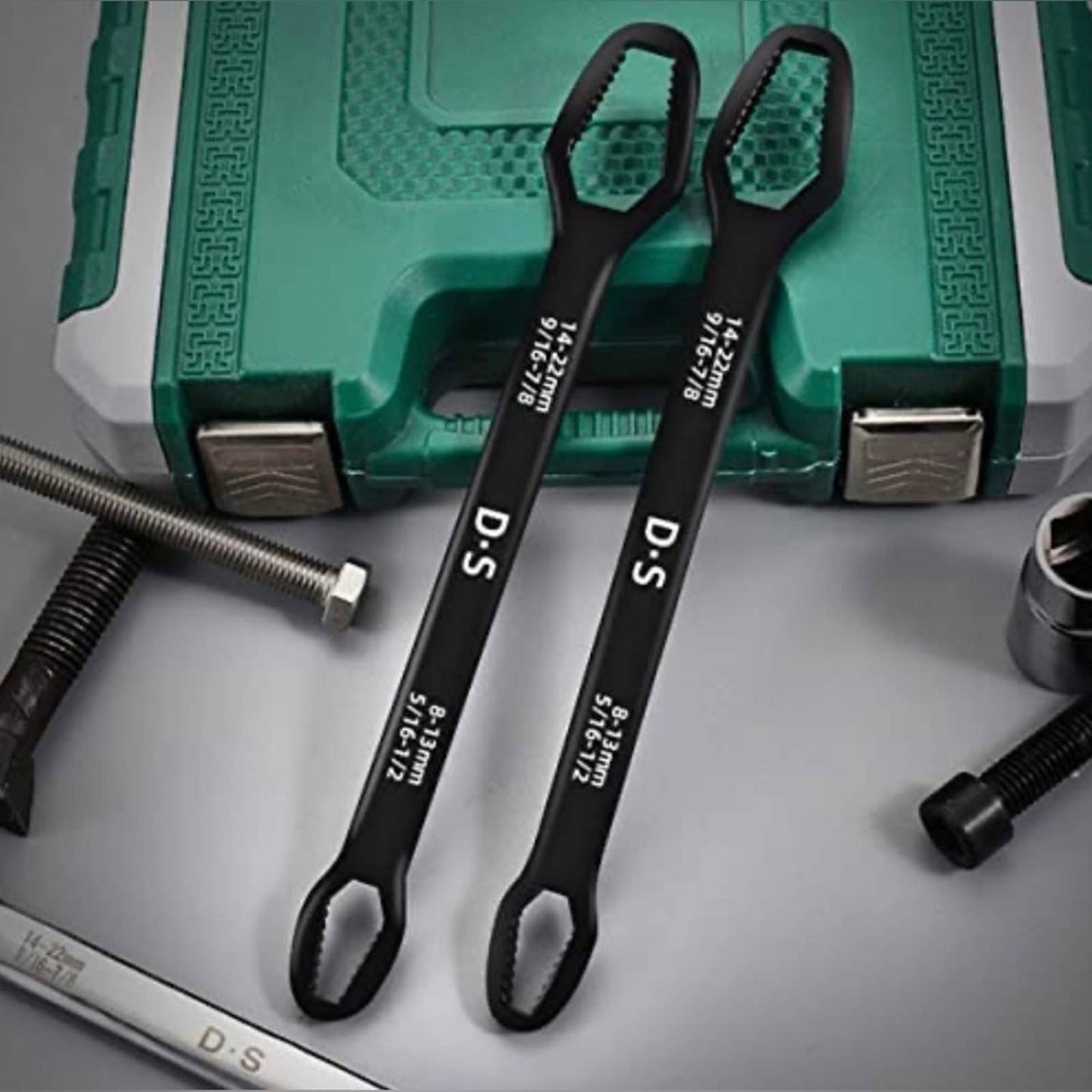 Darrenxjj Double-Head Wrench,Universal Torx Wrench Double-head 8-22mm (2 PCS)