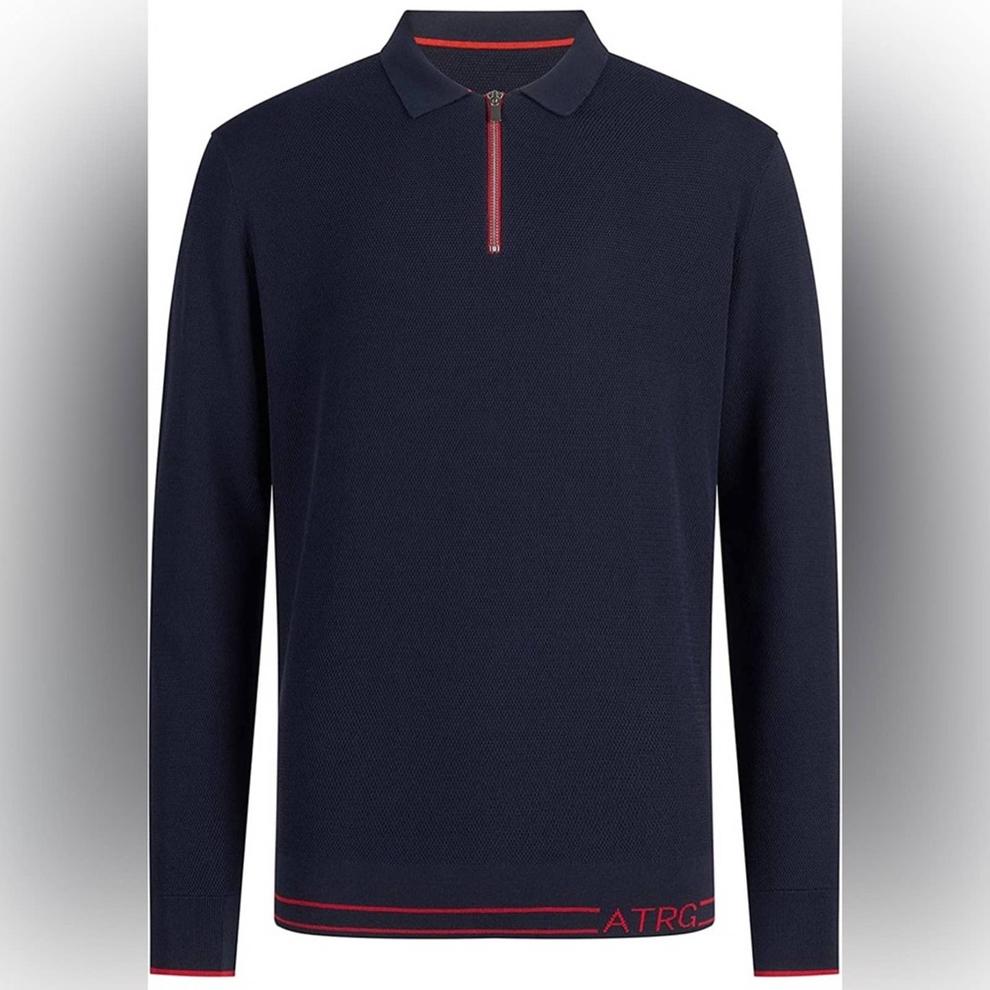 ALTAIREGA Mens-Polo-Shirts Pure-Cotton-Pullover Long-Sleeve Size MD