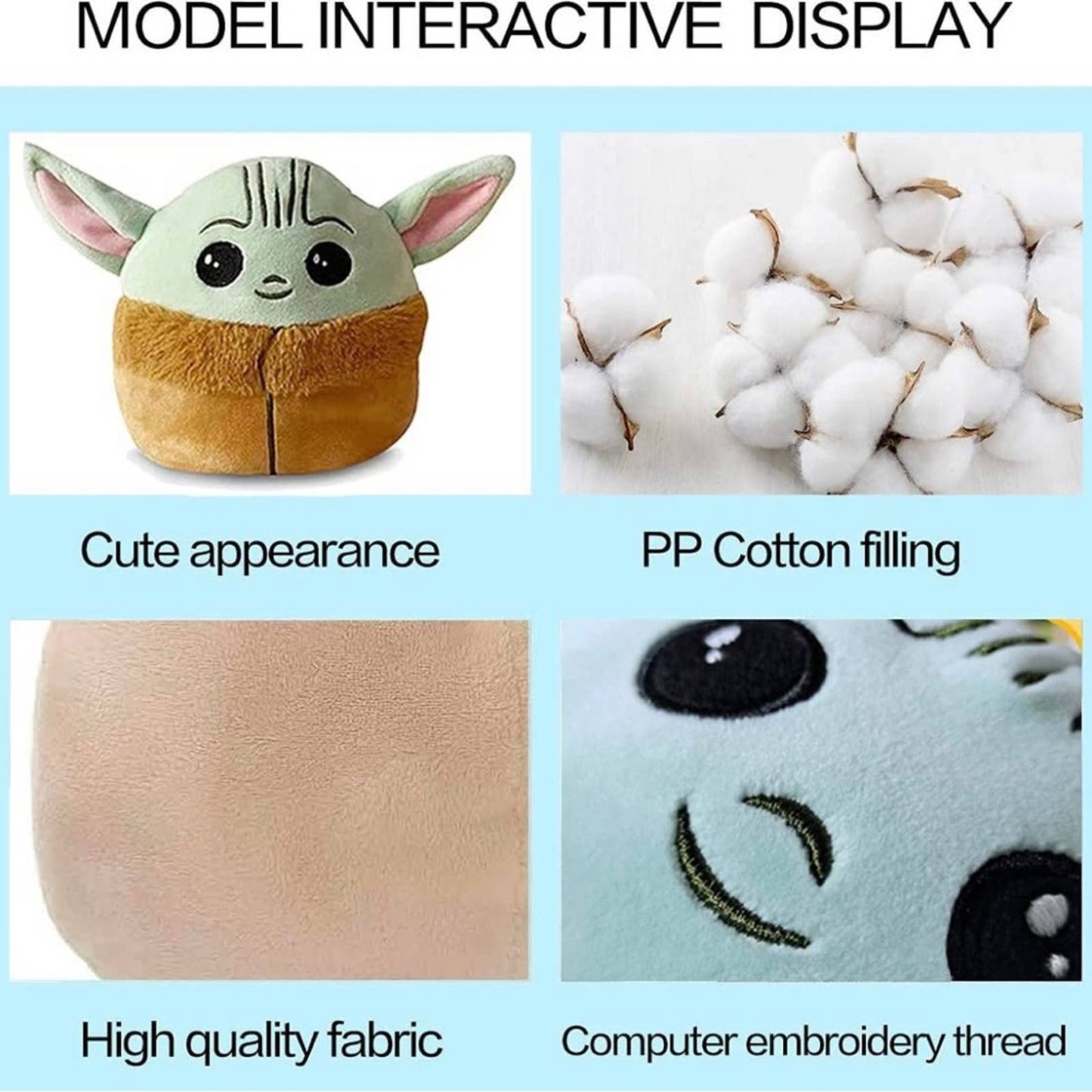 6.6 Inches Reversible Plush Doll, to Show Your Mood - The Best Birthday Gift