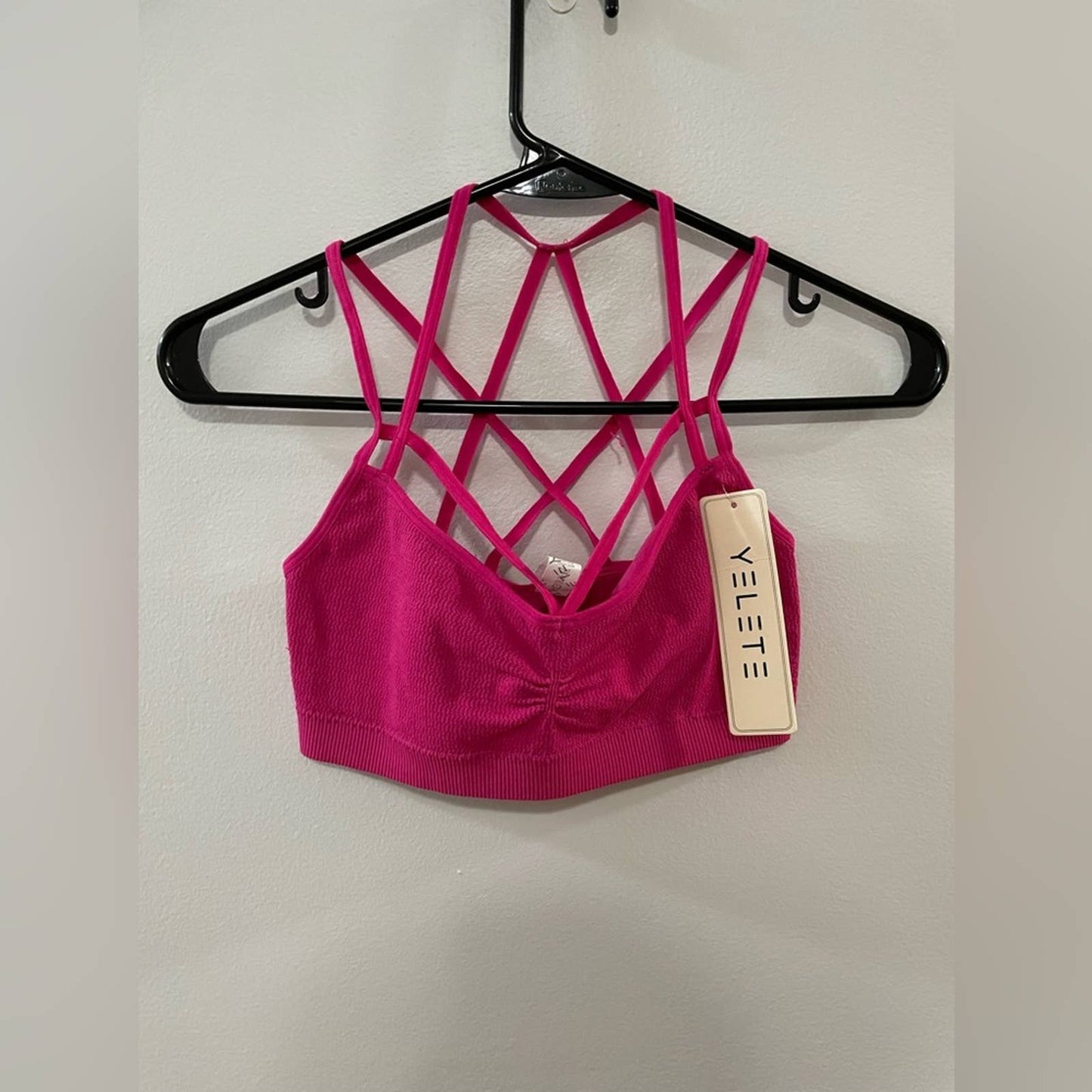 NWT SM Yelete Pink Sports Bra