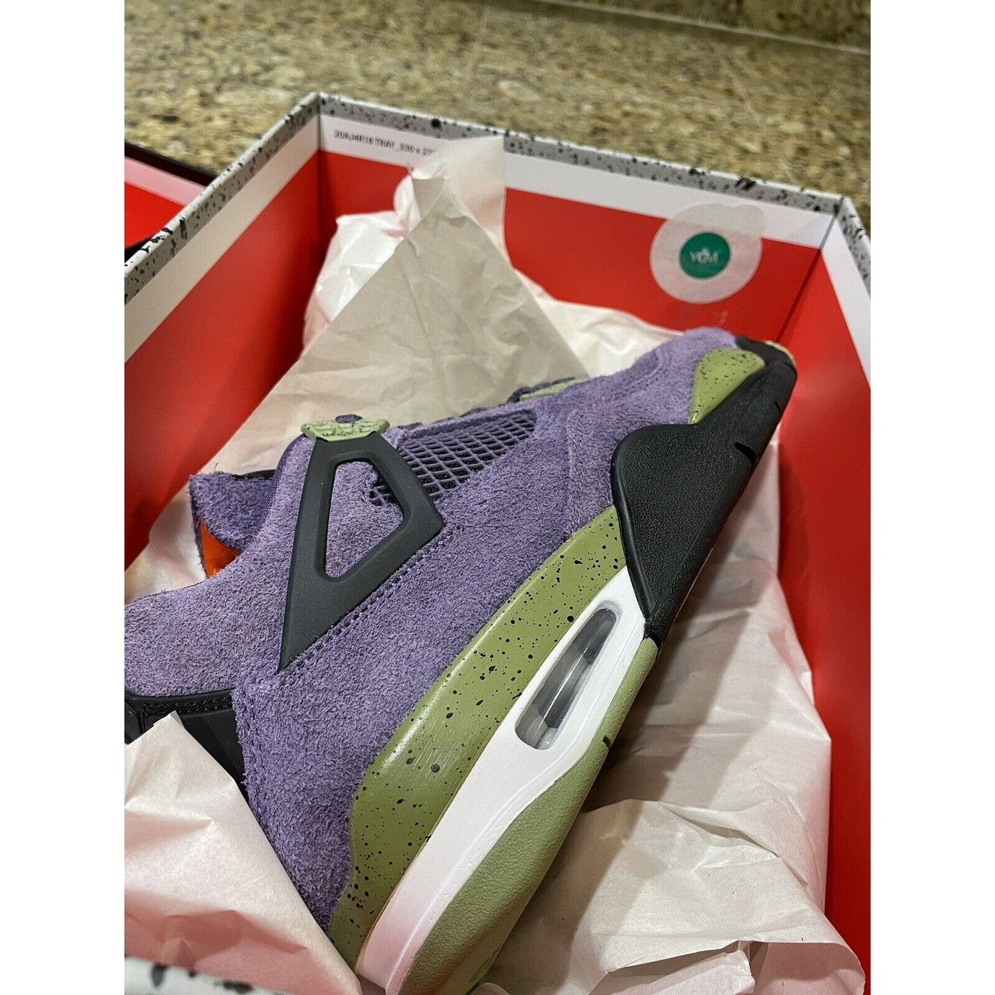 DS Air Jordan 4 Retro Canyon Purple Women’s Size 9 Men’s Size 7.5 *SHIPS FAST*