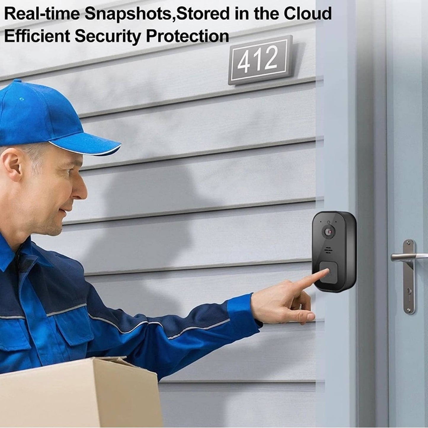 Wireless Video Doorbell Camera, Newest in 2022, Human Detection, Night Vision