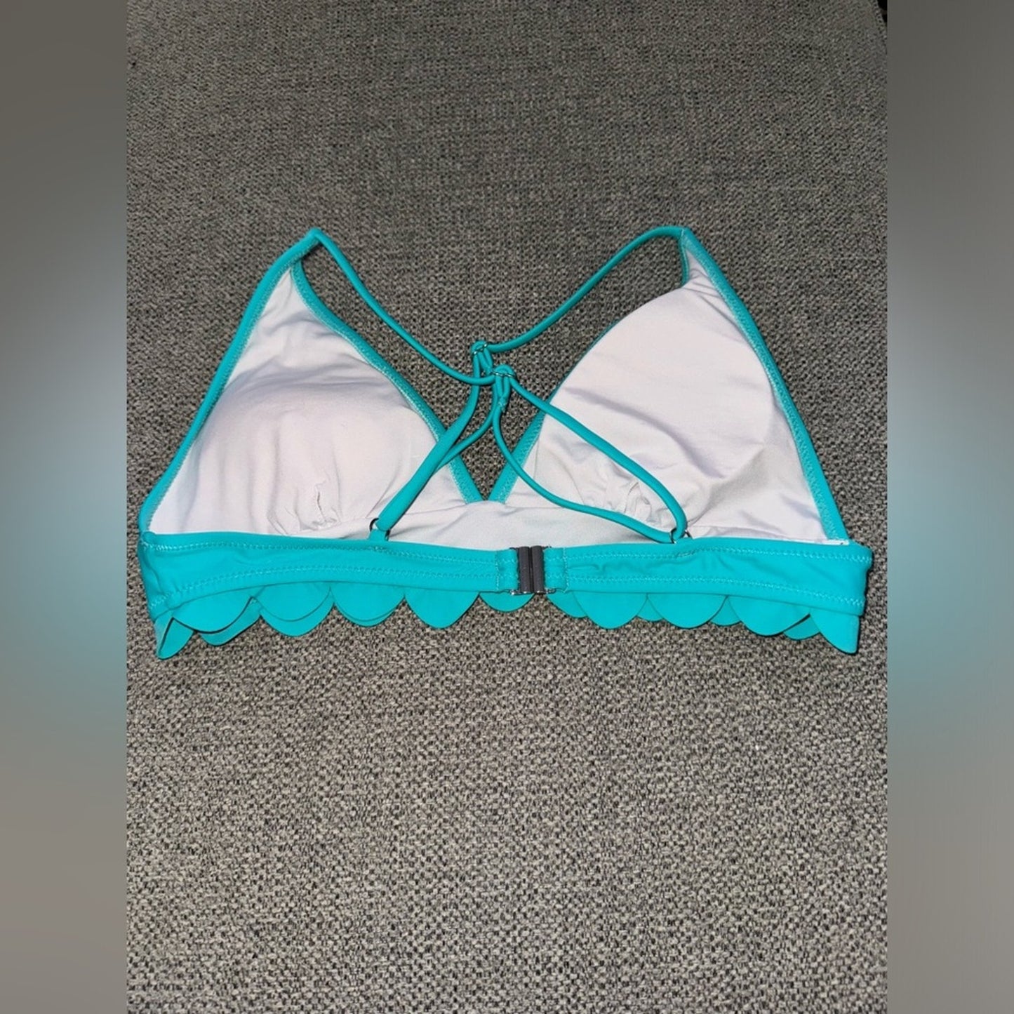 Pre-Owned LG Unbranded Blue Crossback Bikini Top