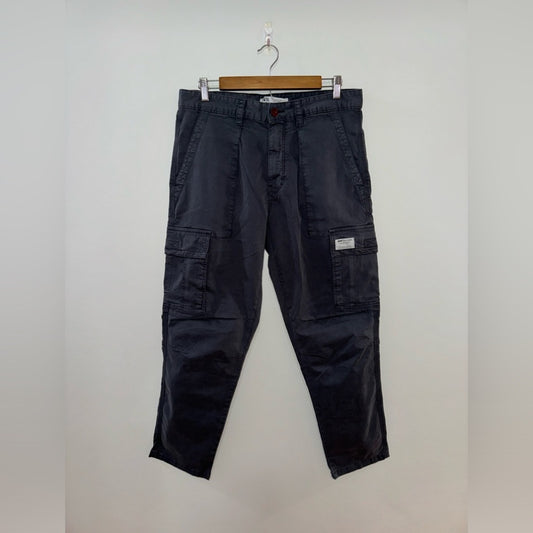 Pre-Owned LG Zara Grey Fitted Cargo Style Pants