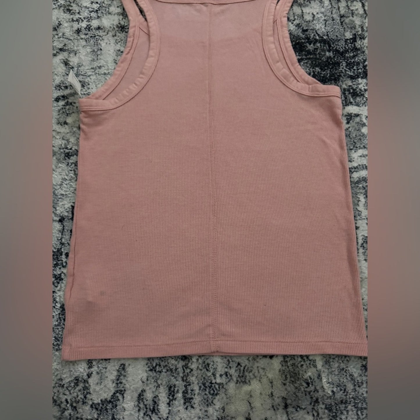 BNWT LG Aerie Peach Ribbed Tank Top