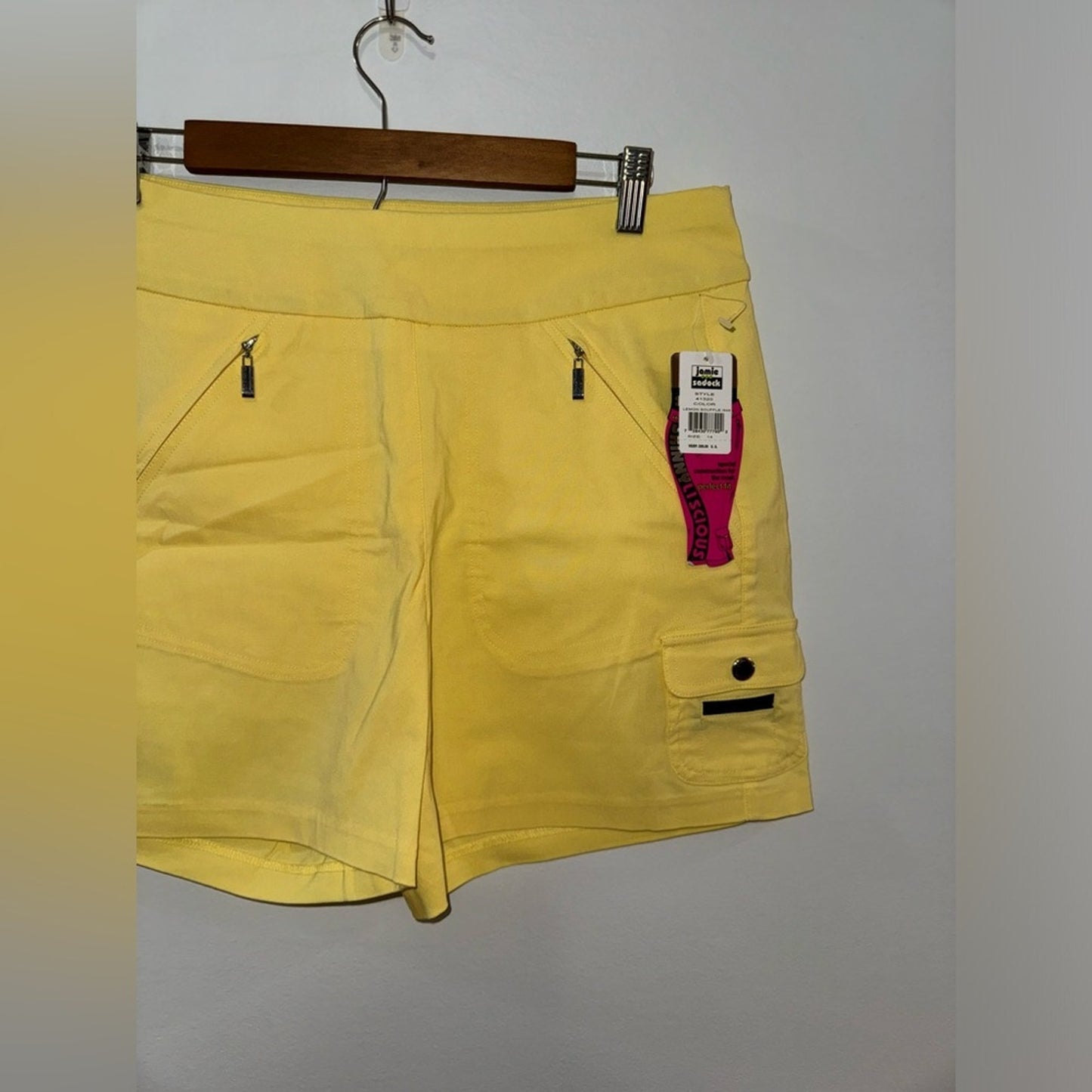 NWT Size 14 Jamie Sadock Lemon Soufflé Shorts