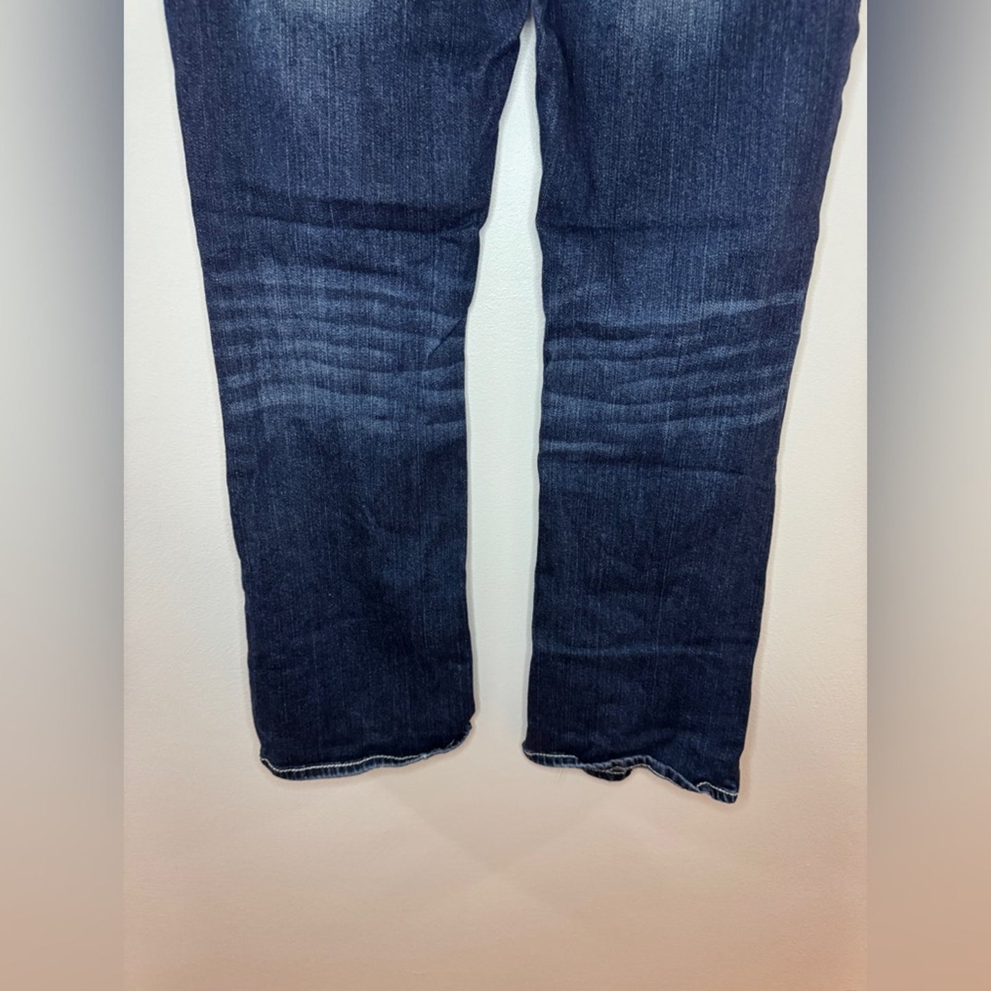 Pre-Owned Size 9/10 Short Maurices Premium Dark Blue Bootcut Jeans